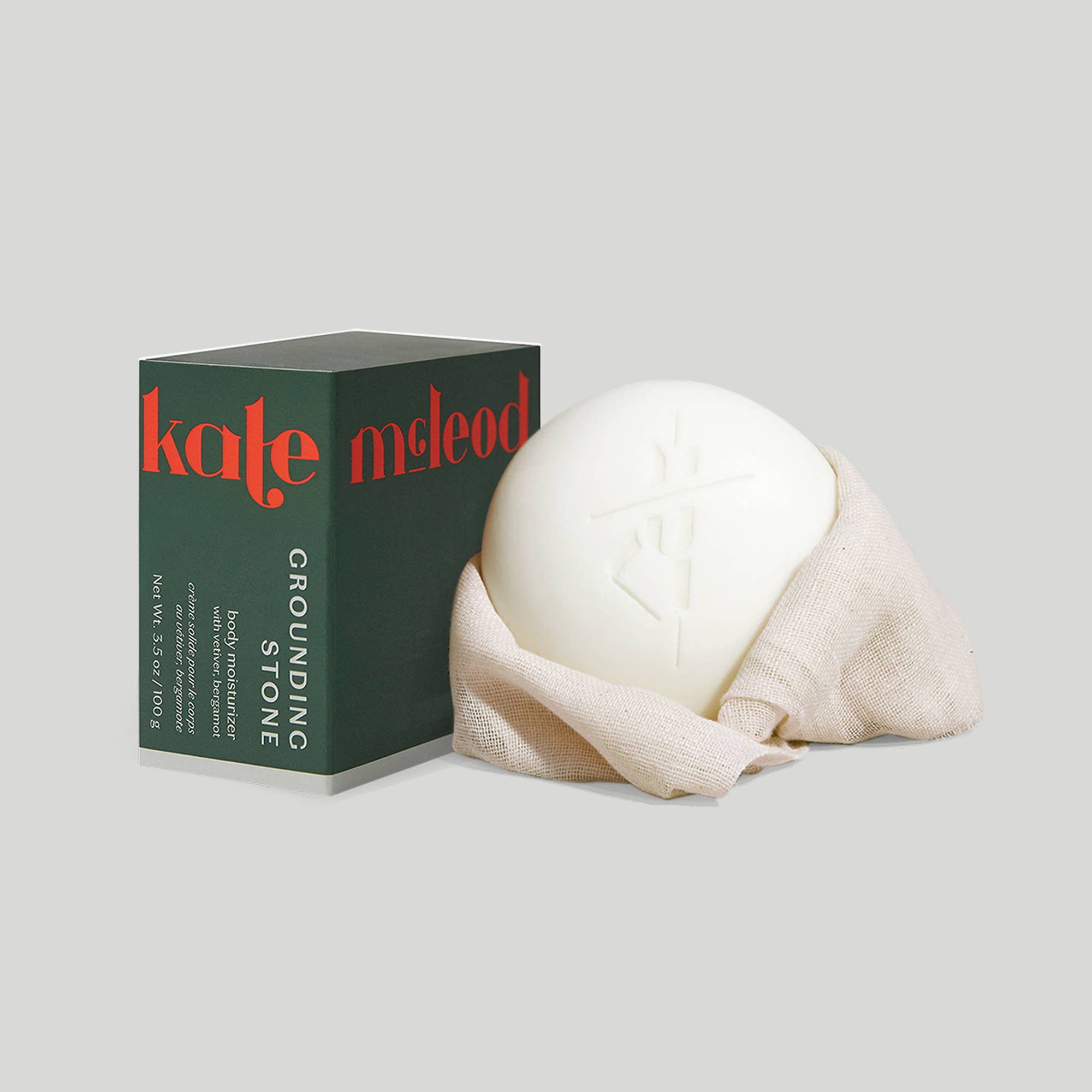Kate McLeod - Grounding Stone | Deep Moisturizing Lotion Bar: Refill (3.5 oz)