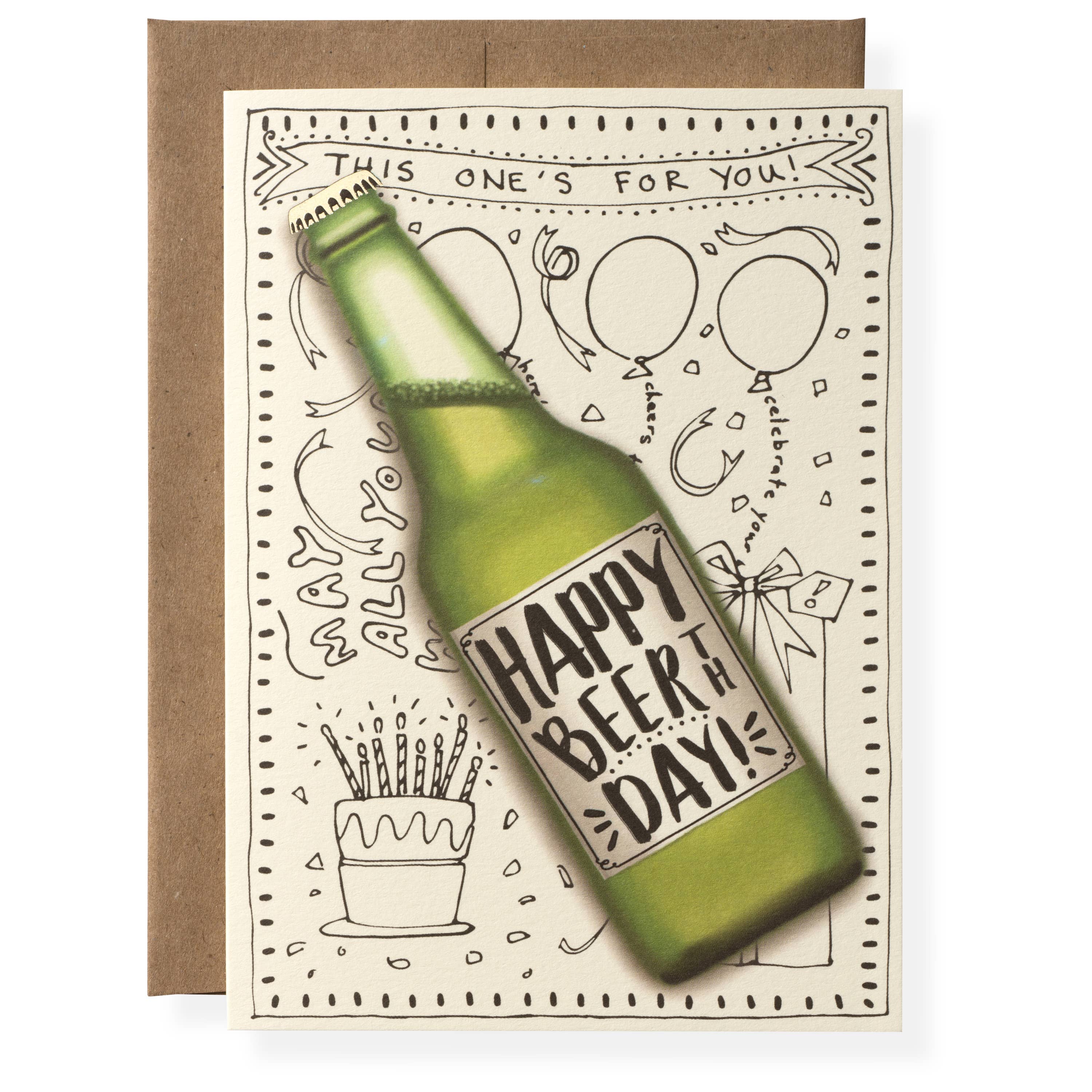 Beerthday Greeting Card