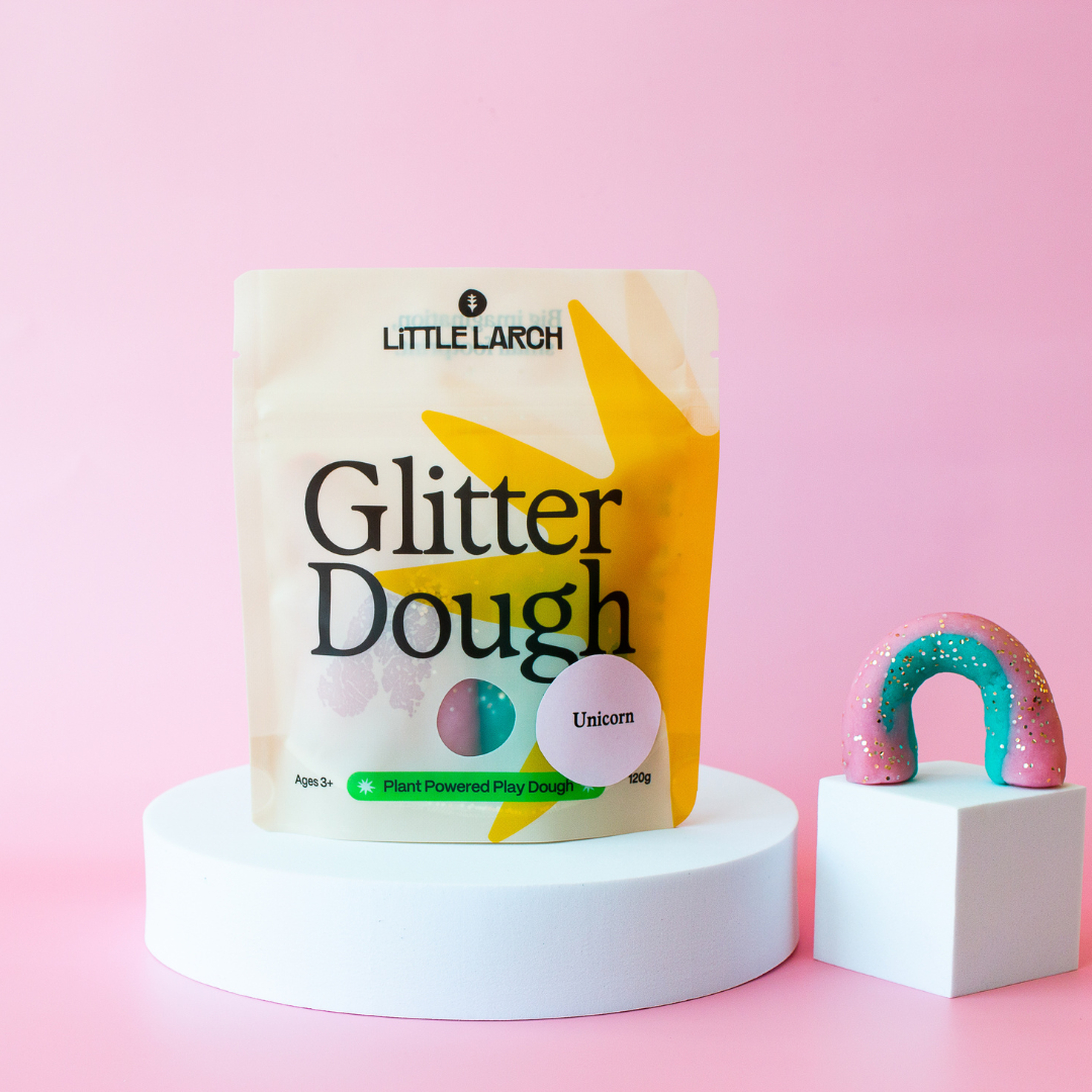 Natural Glitter Play Dough - Unicorn