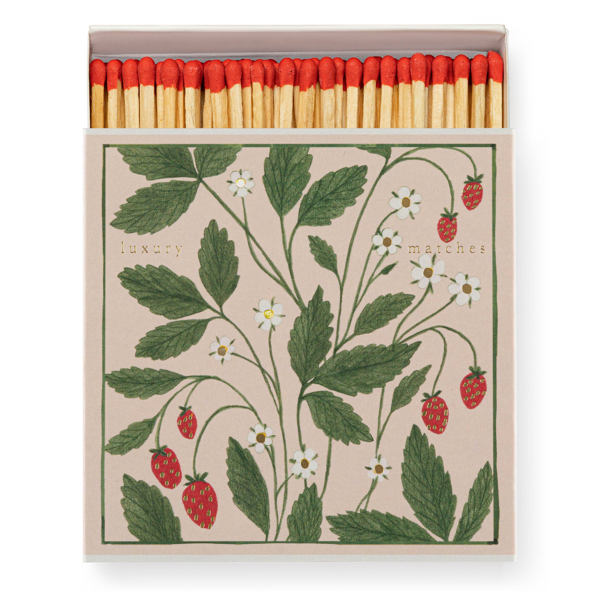Strawberry Square Safety Matches