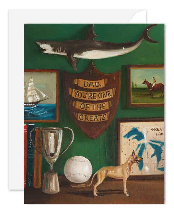 JANET HILL STUDIO - Greatest Dad Card