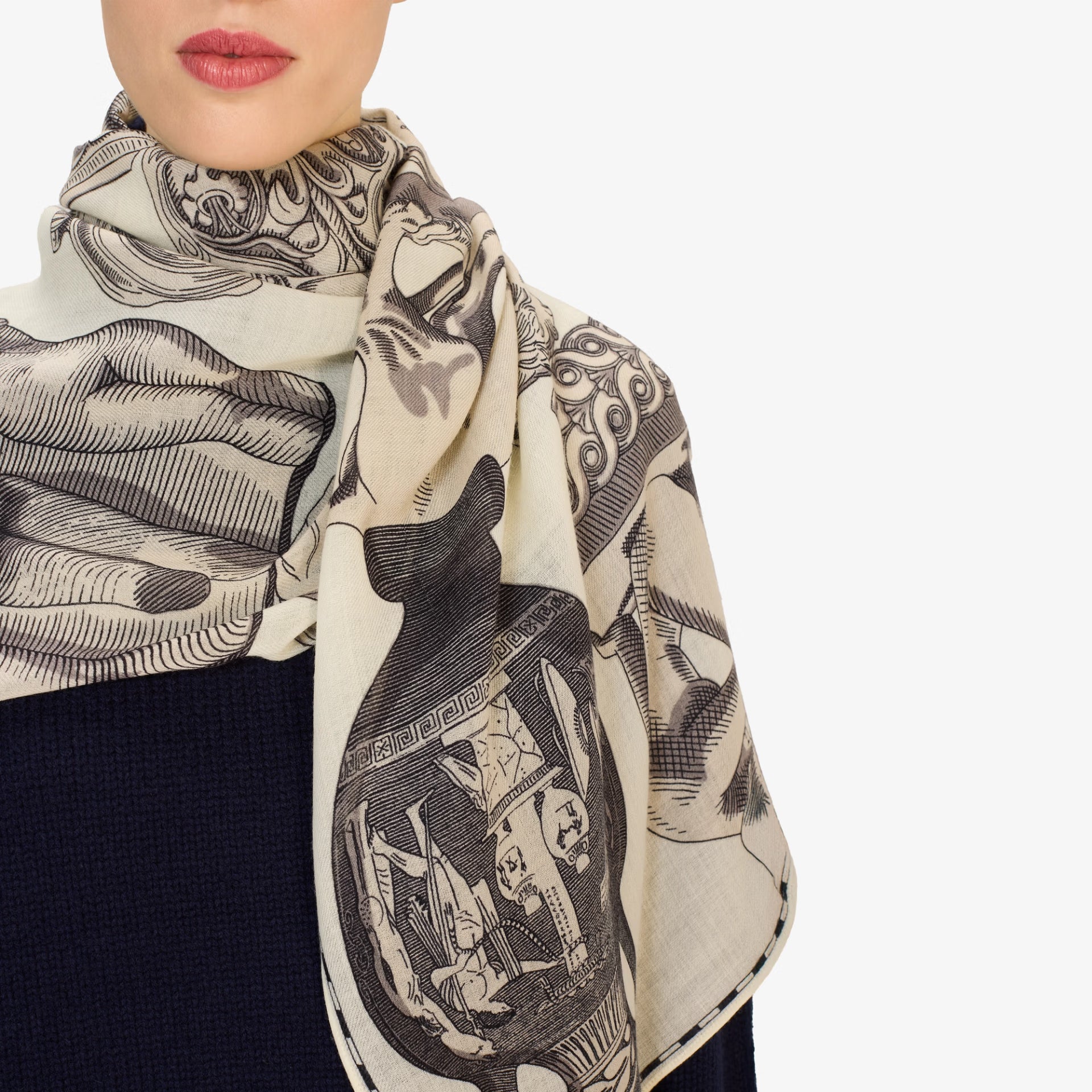 Scarf 80 - Archives - White