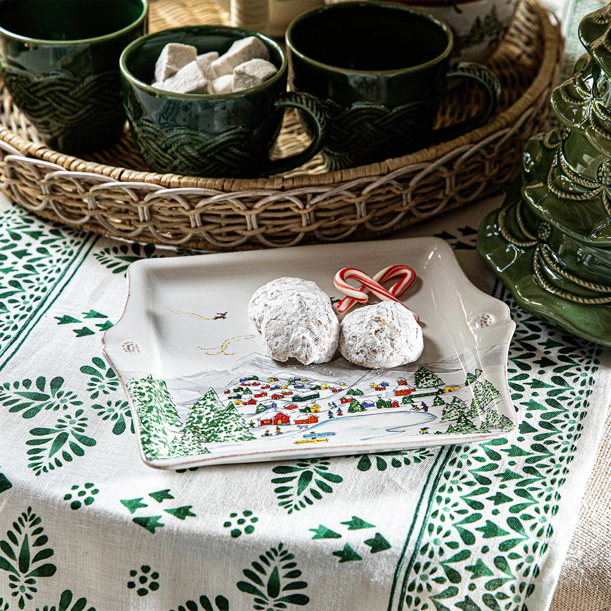 Berry & Thread North Pole Cookie Tray - 10"