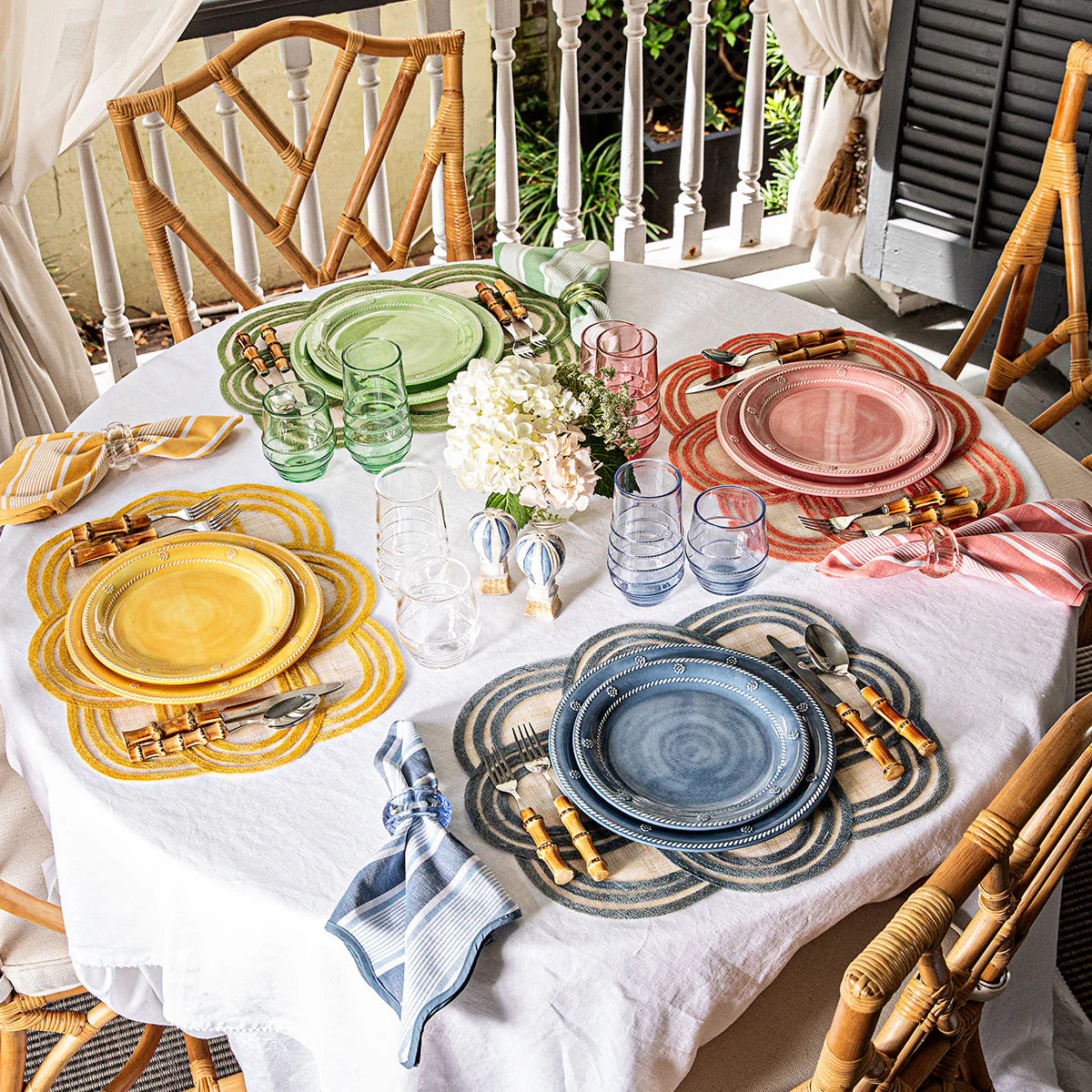 Berry & Thread Melamine Dinner Plate Set/4