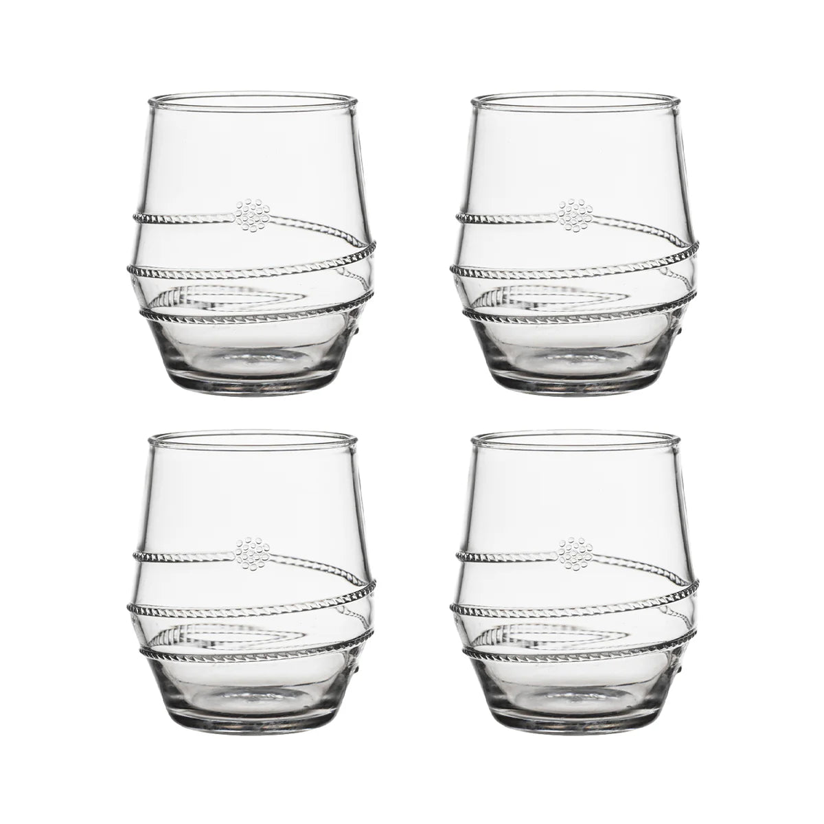 Amalia Acrylic Small Tumbler Set/4