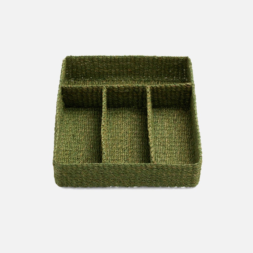Voru Abaca Flatware Holder - Green