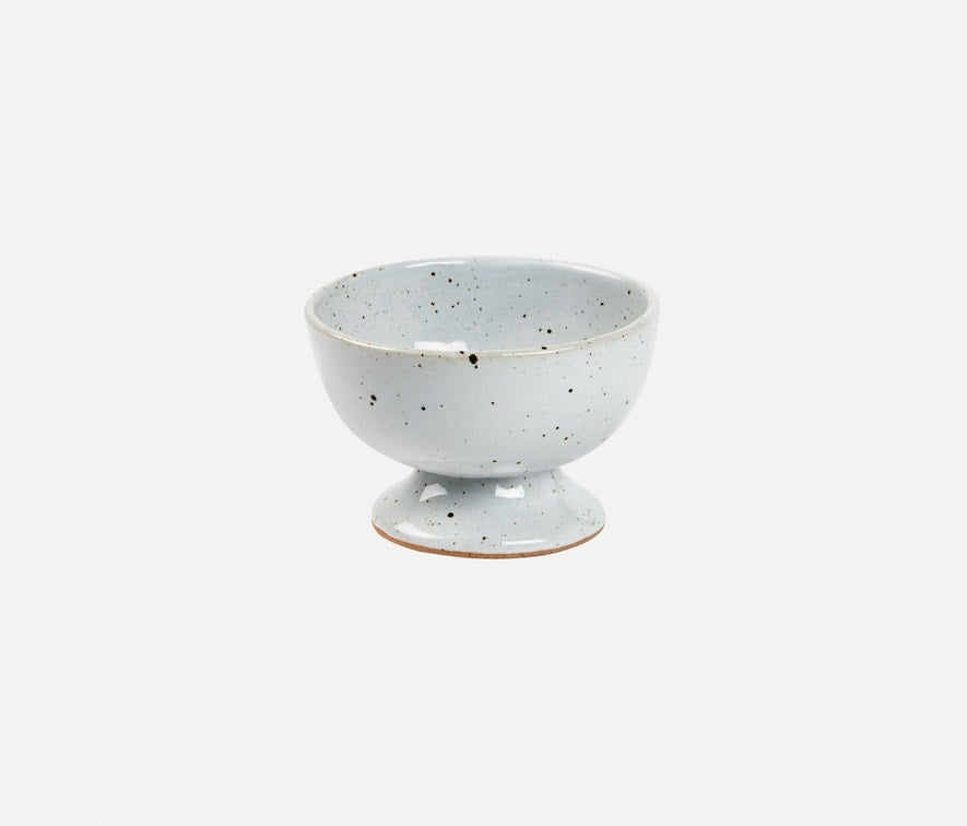Wilson Footed Serving Bowls - White Salt Glazze