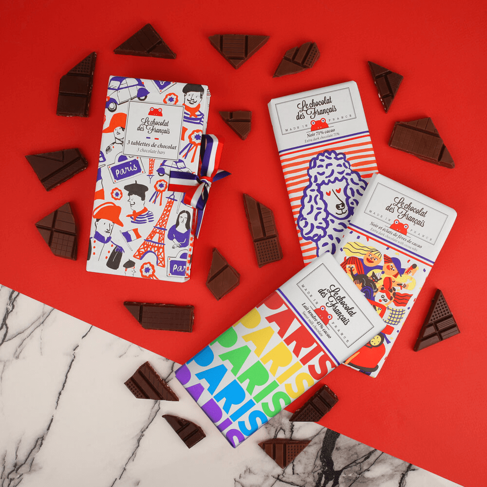 Box of 3 Chocolate Bars