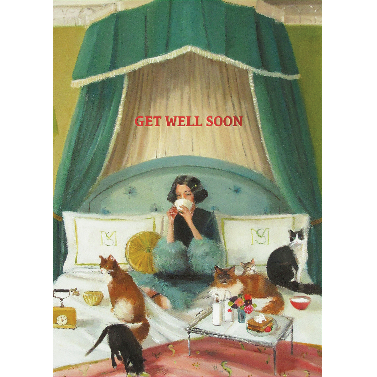 Get Well Soon Cats Card