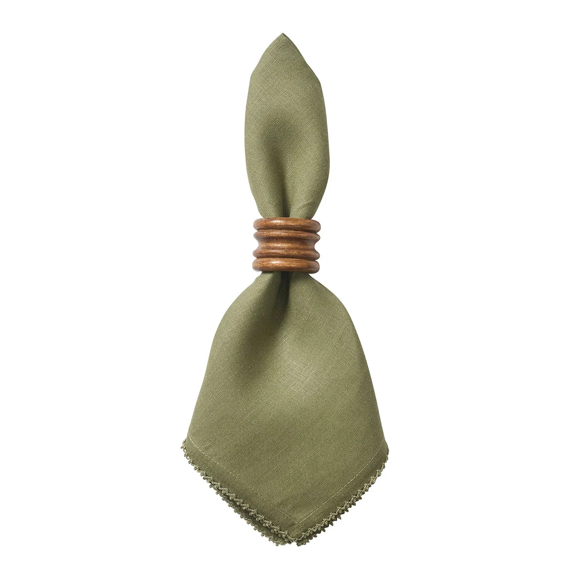 Berry Scallop Napkin Set of 4 - Sage