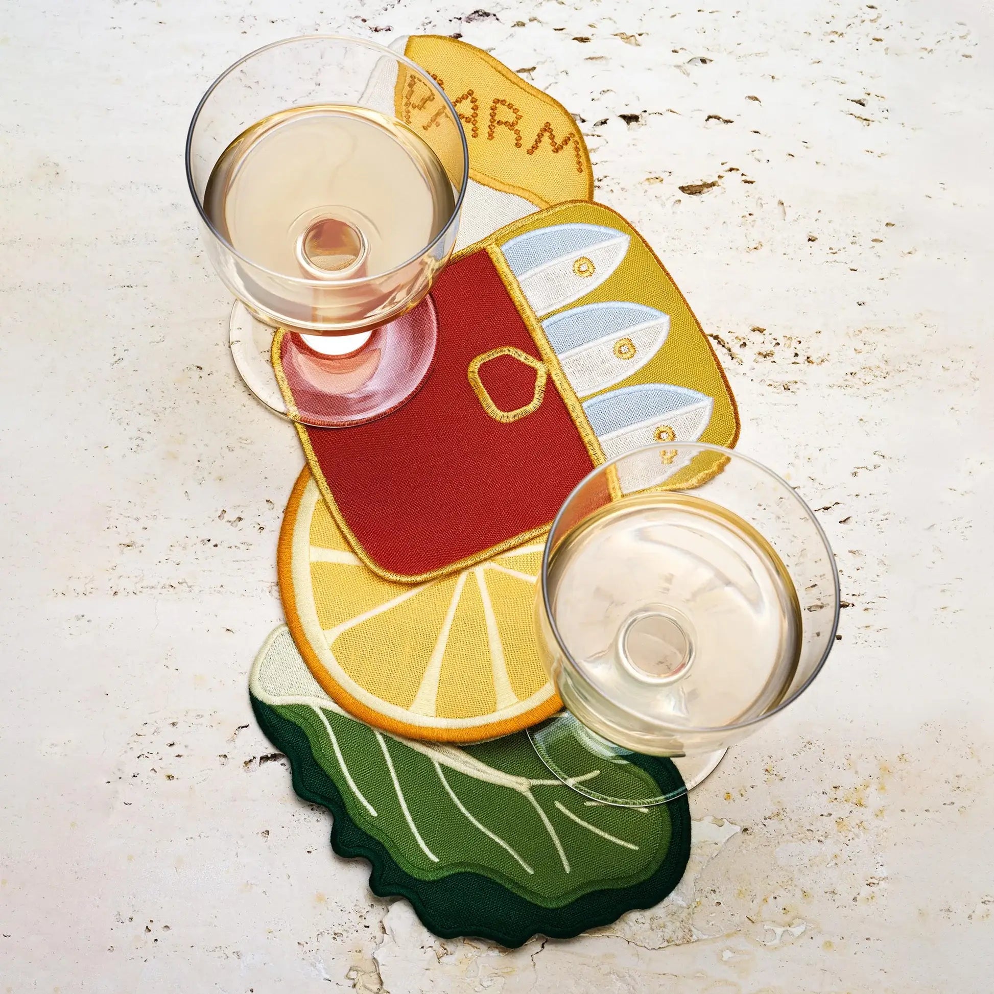 Cocktail Napkins Set of 4 - Caesar Salad