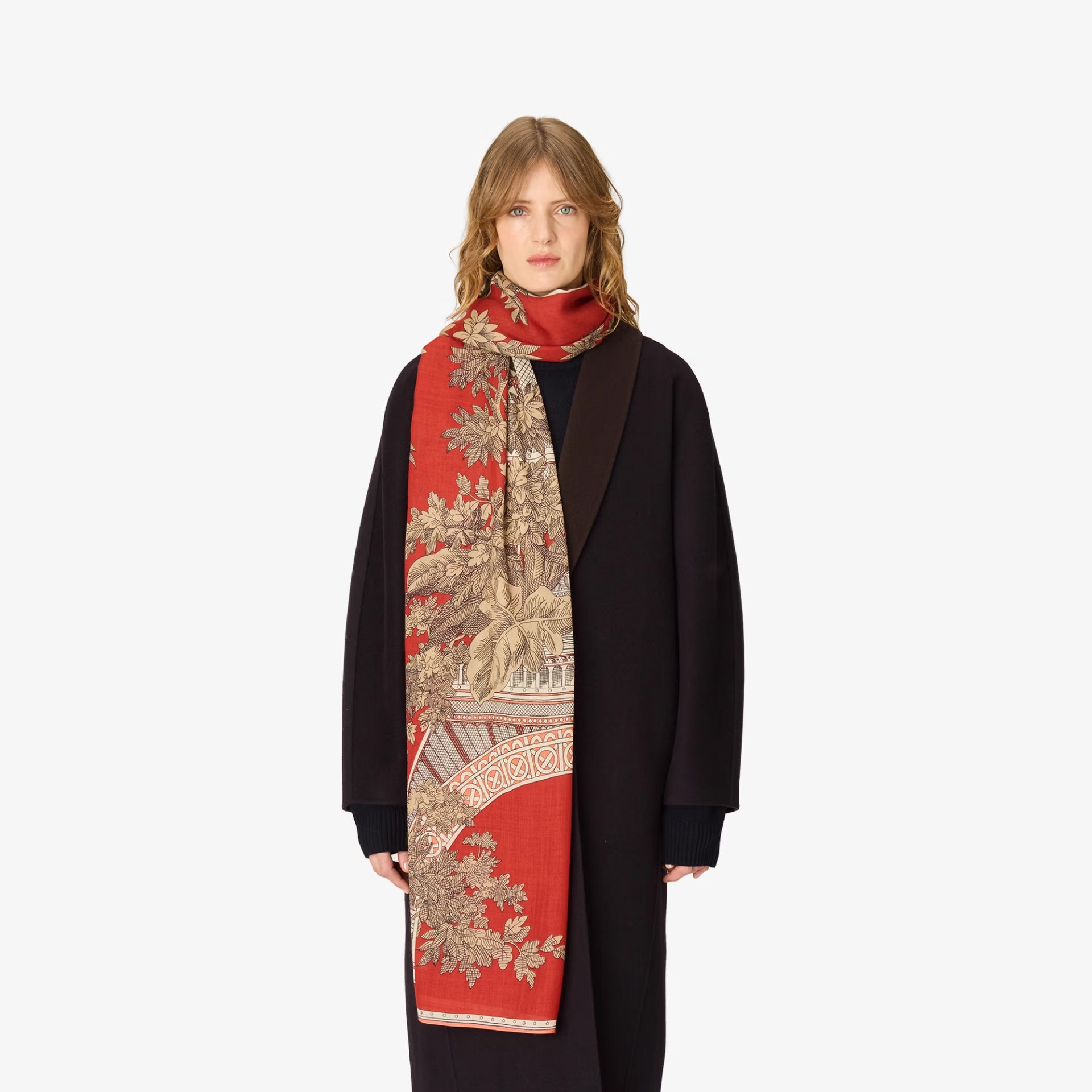 1889 Scarf - Terracotta