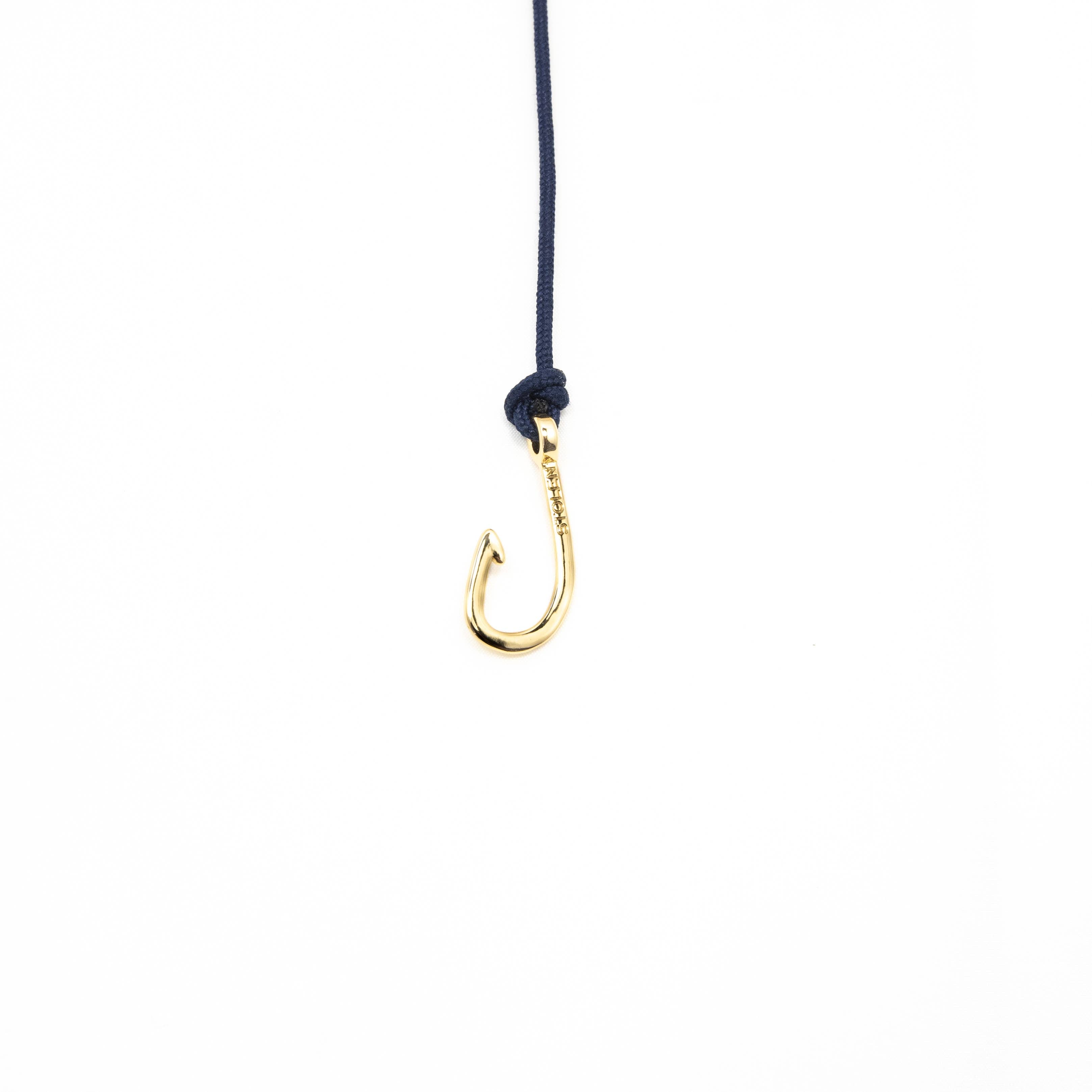 Mission Blue Bracelet with Gold Hook