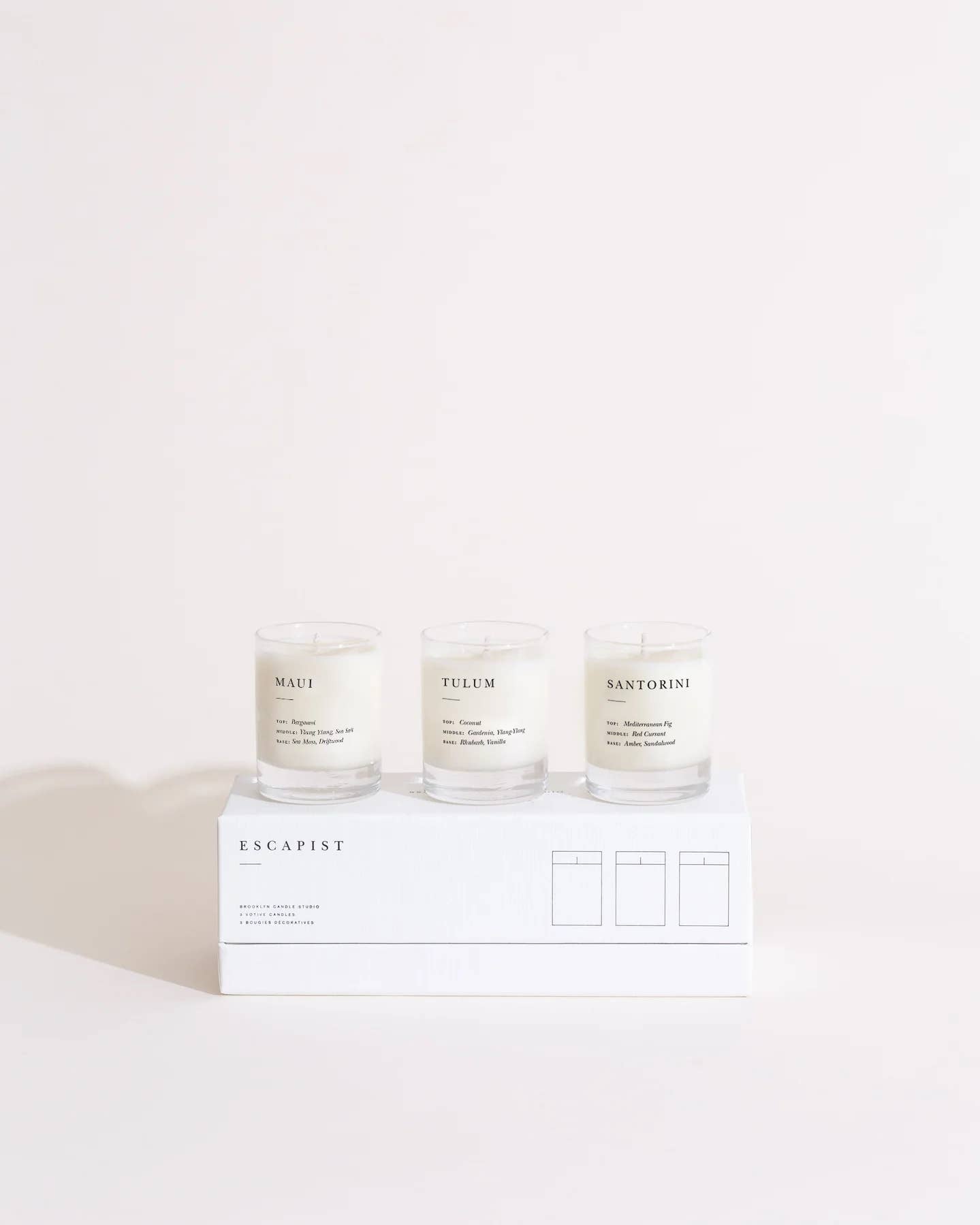 Brooklyn Candle Studio - Mini Candle Gift Set - Fresh + Floral