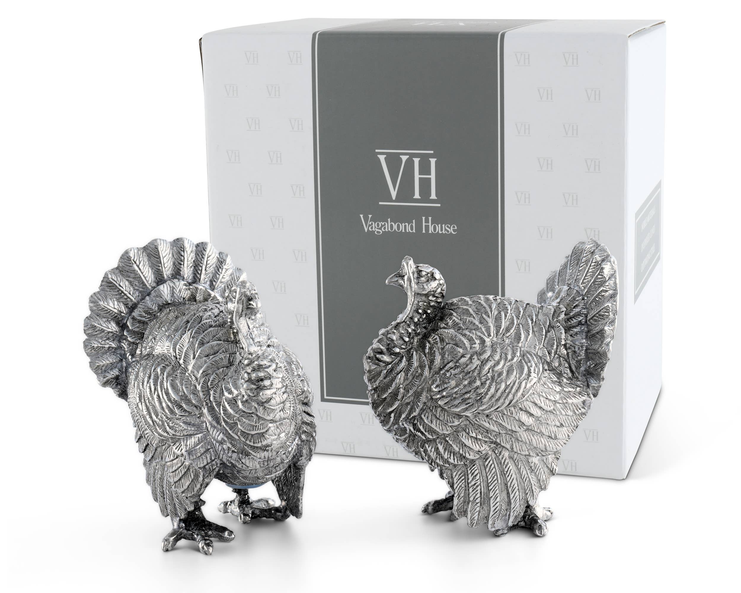 Pewter Salt & Pepper Set - Turkey