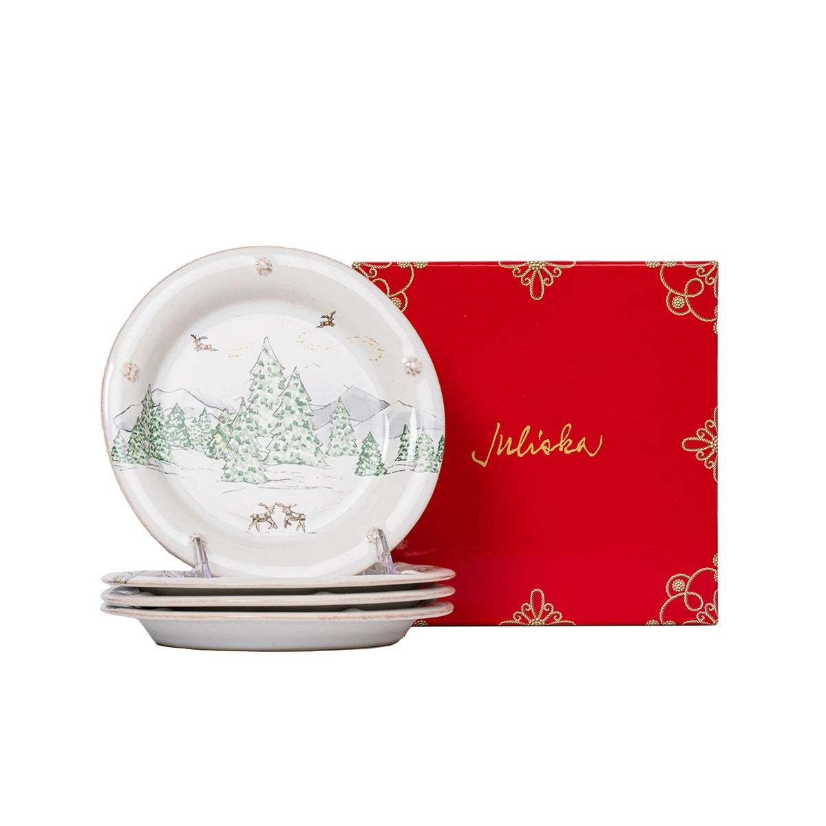 Berry & Thread North Pole Side/Cocktail Plate Set of 4