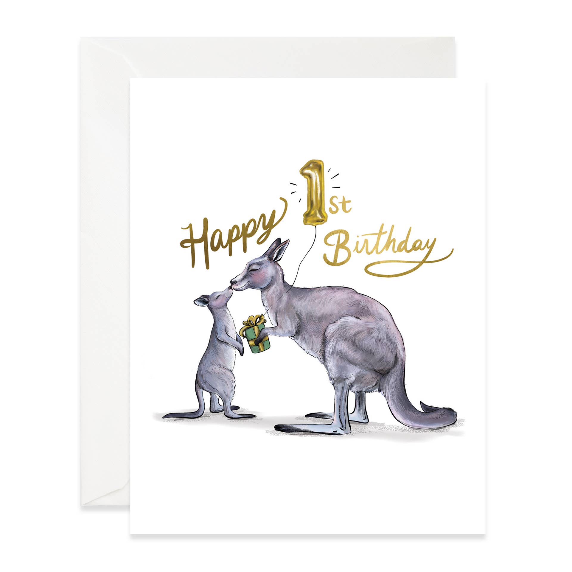 Good Juju Ink - 1st Birthday Kangaroo