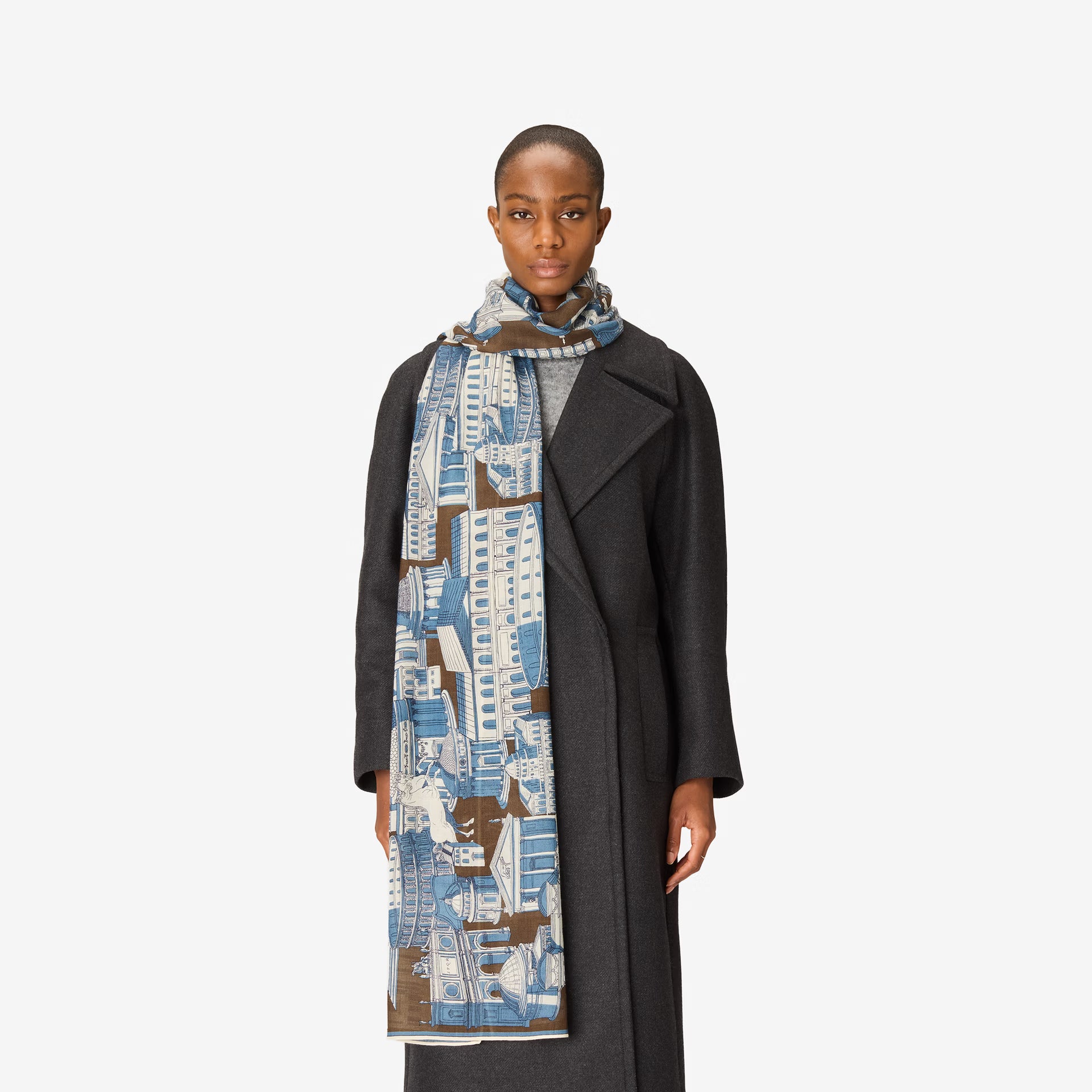 Scarf 55 - Rome - Khaki