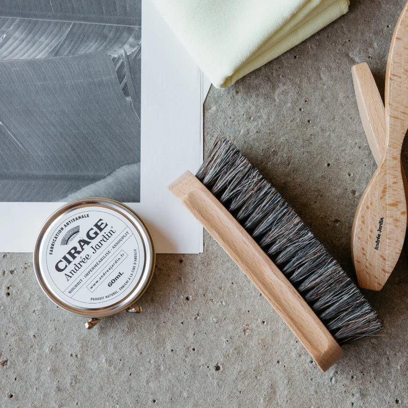 New Shoe Care Kit in Wooden Box