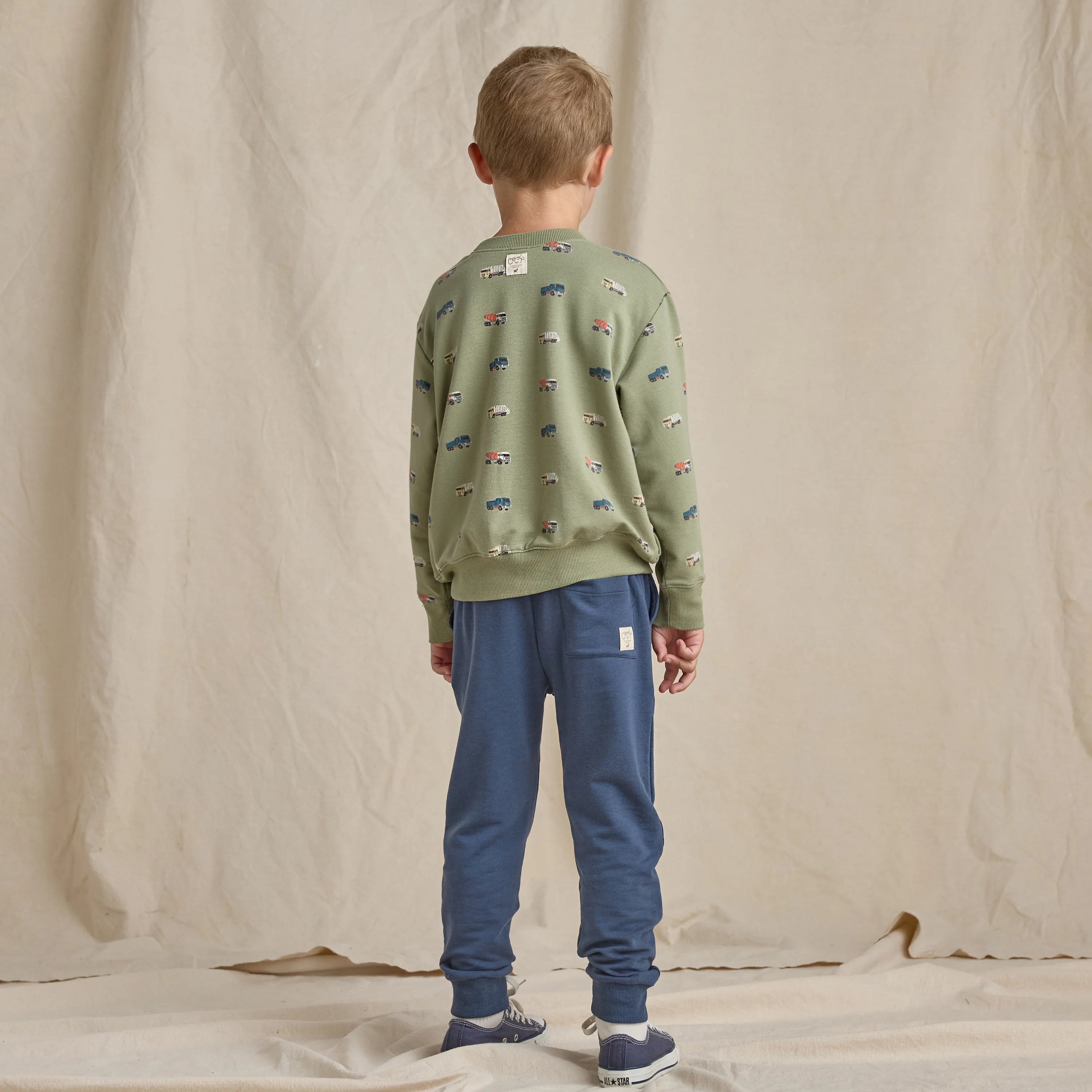 Play Sweatshirt - Trucks Green