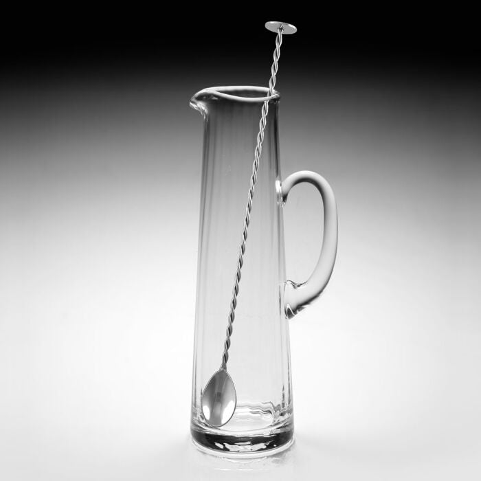 Corinne Tall Cocktail Jug & Spoon - Clear