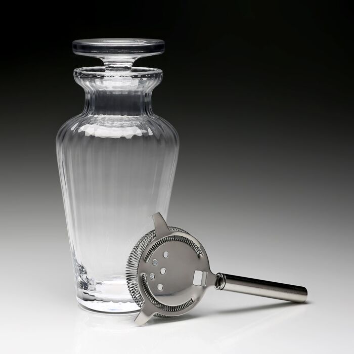Corinne Cocktail Shaker with Strainer - Clear