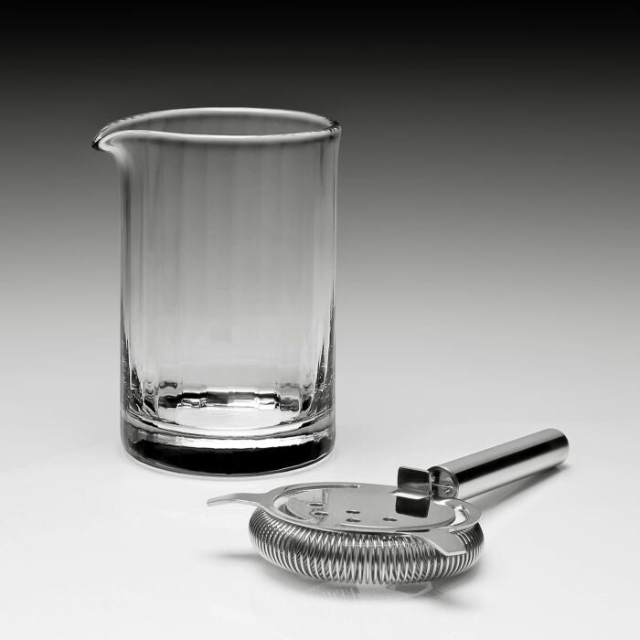 Corinne Martini Mixer and Strainer - Clear