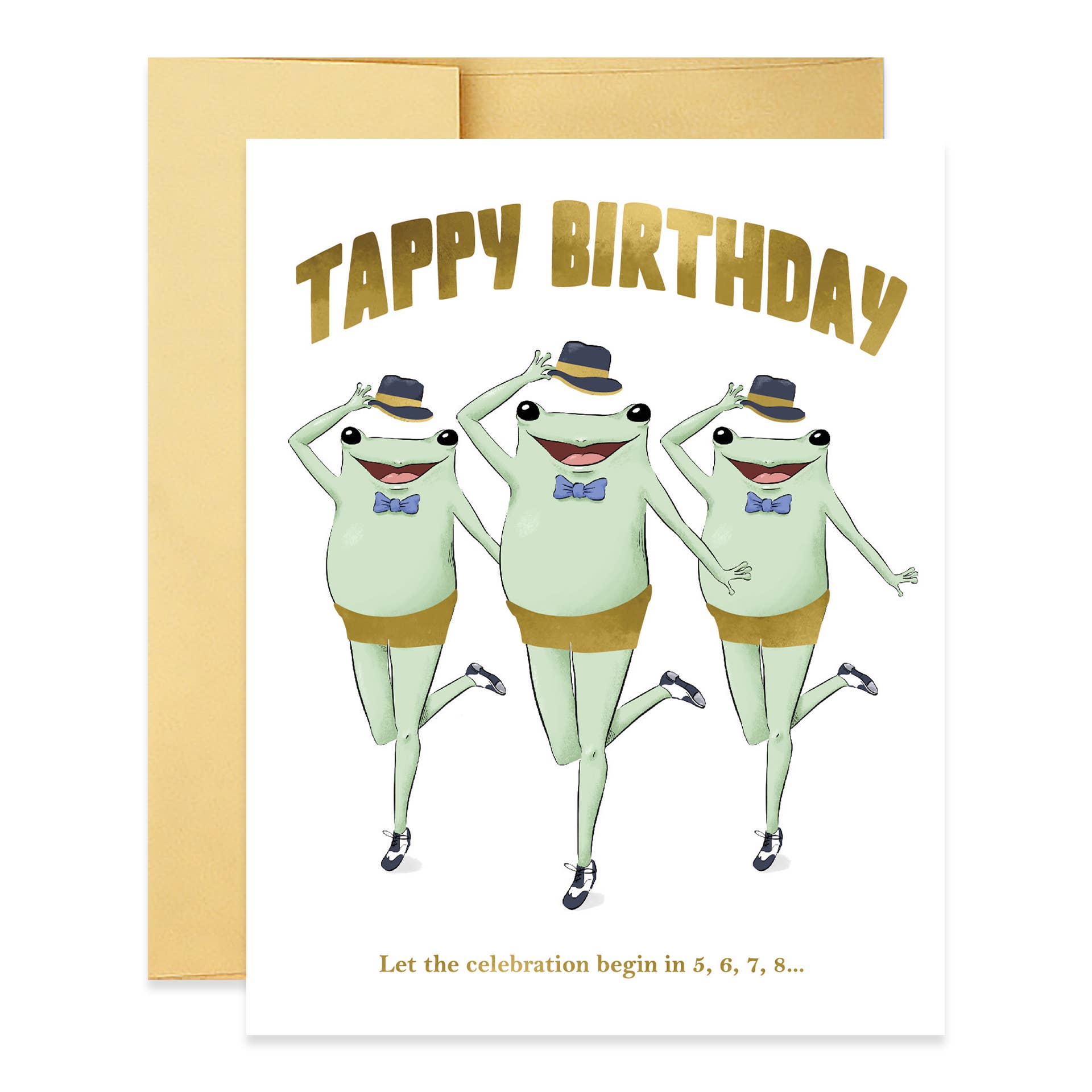 Tappy Birthday Froggies Card
