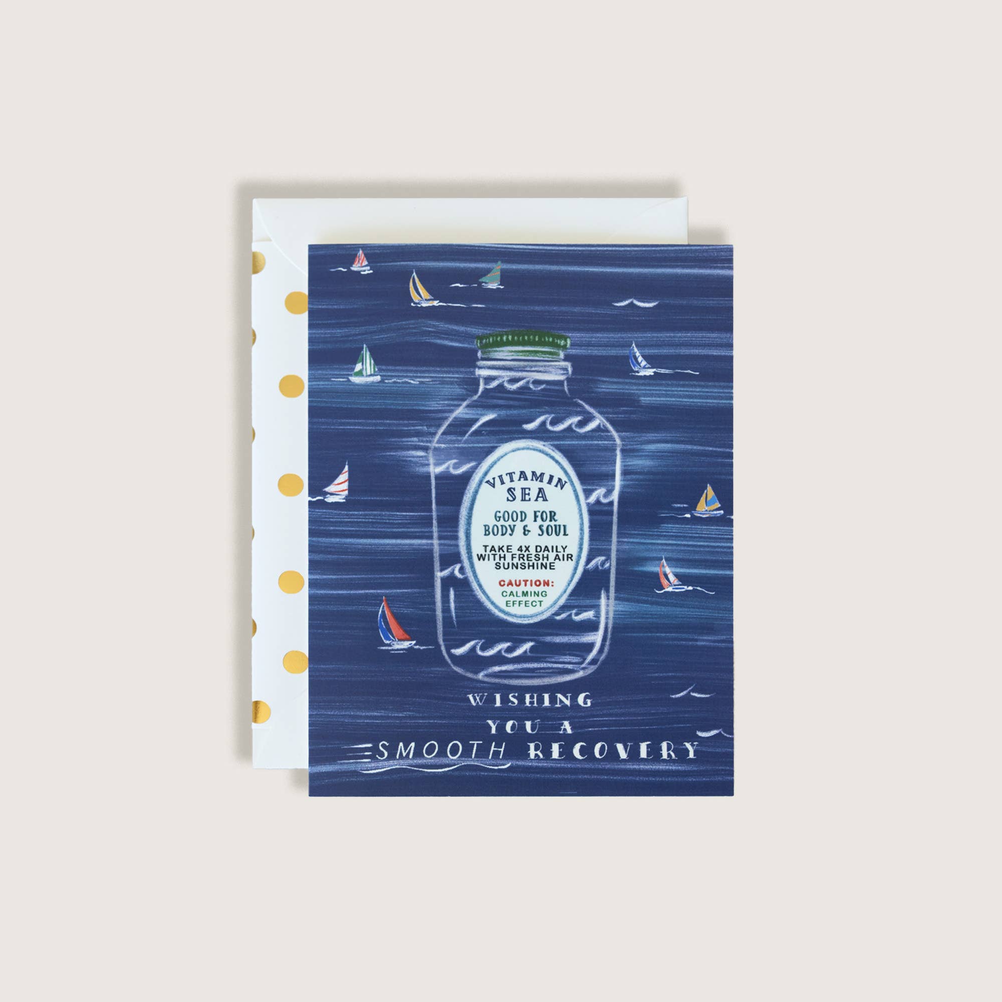 The First Snow - Vitamin Sea Get Well Greeting Card