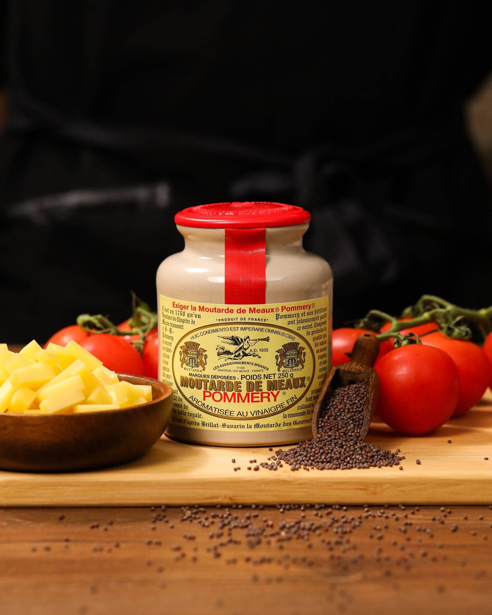 The French Farm - Pommery Meaux Mustard Stone Jar 8.8oz