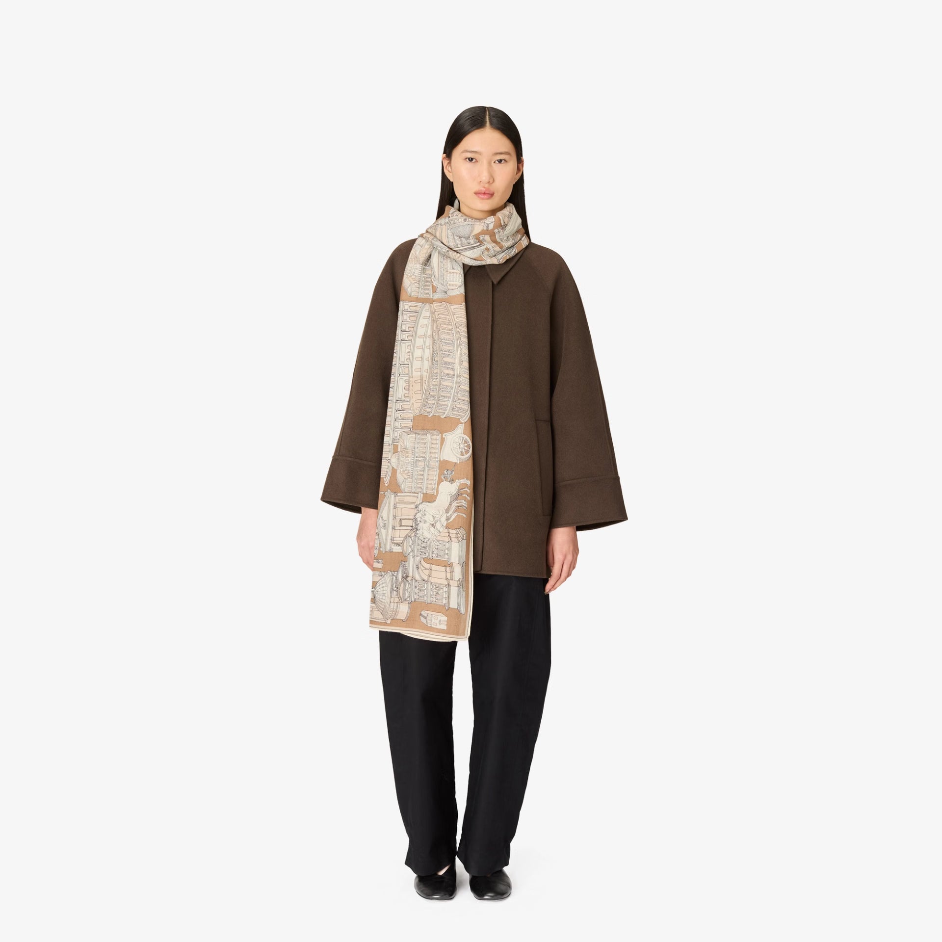 Scarf 55 - Roma - Beige