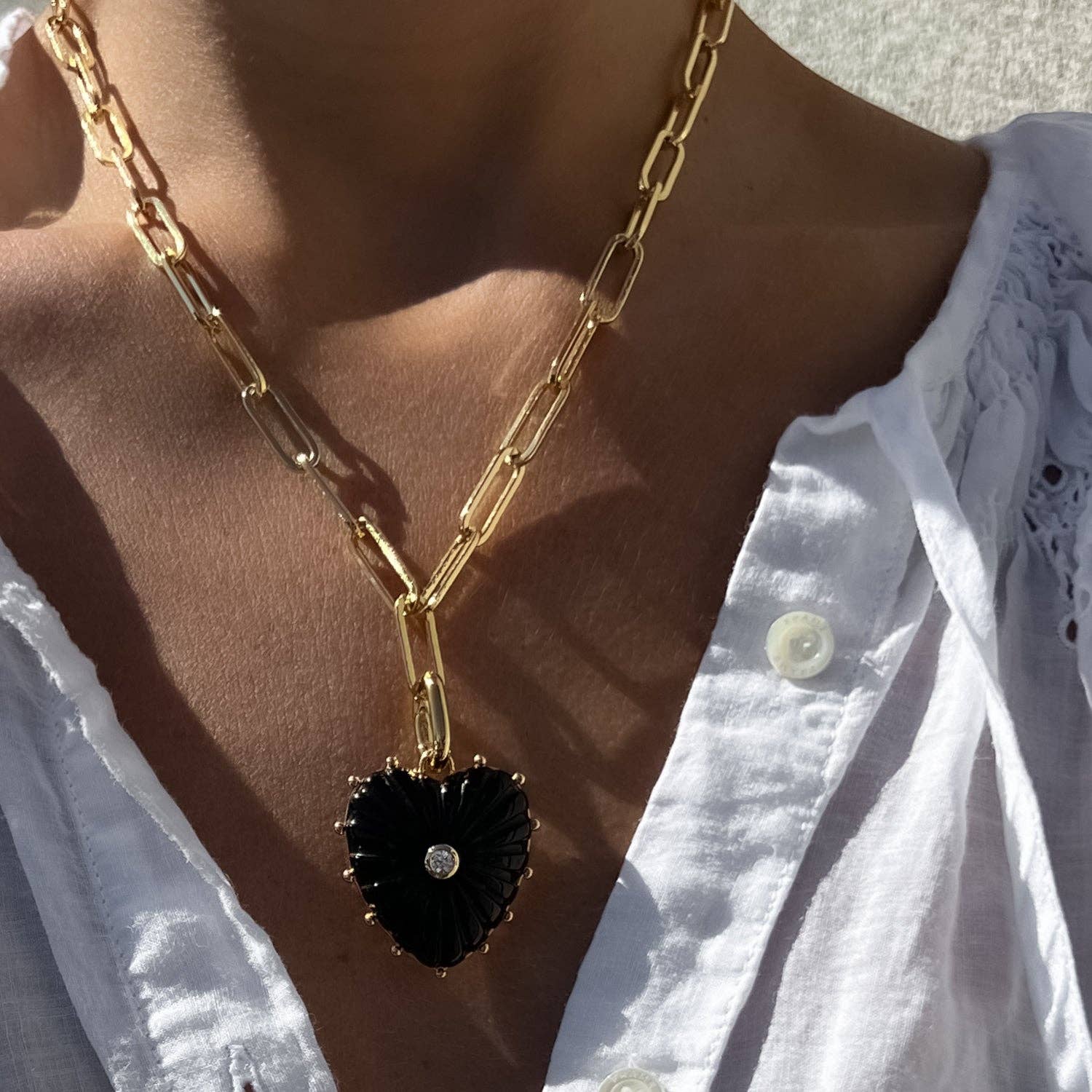 Malene Clip Charm - Onyx