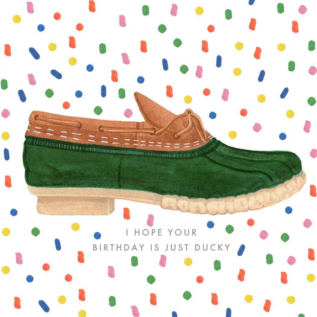 Dear Hancock - Hope Your Birthday is Just Ducky