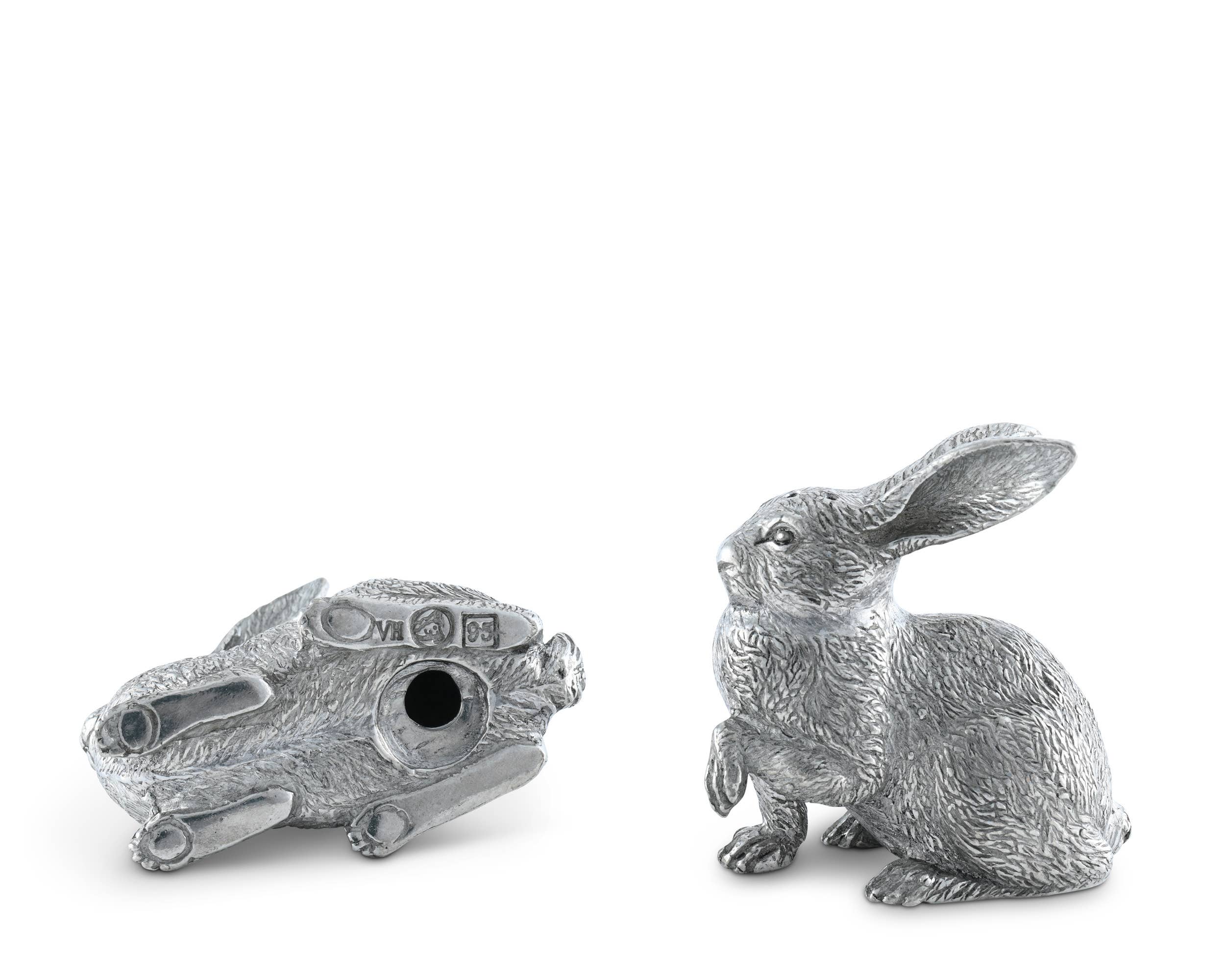 Pewter Salt & Pepper Set - Wild Hare