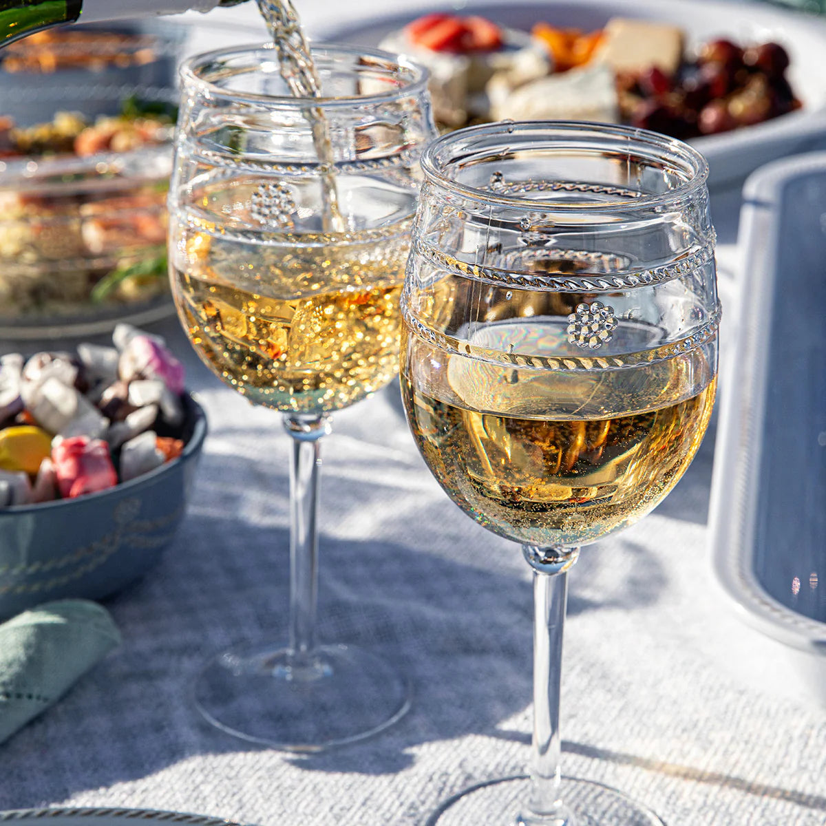 Isabella Acrylic Wine Glass Set/4