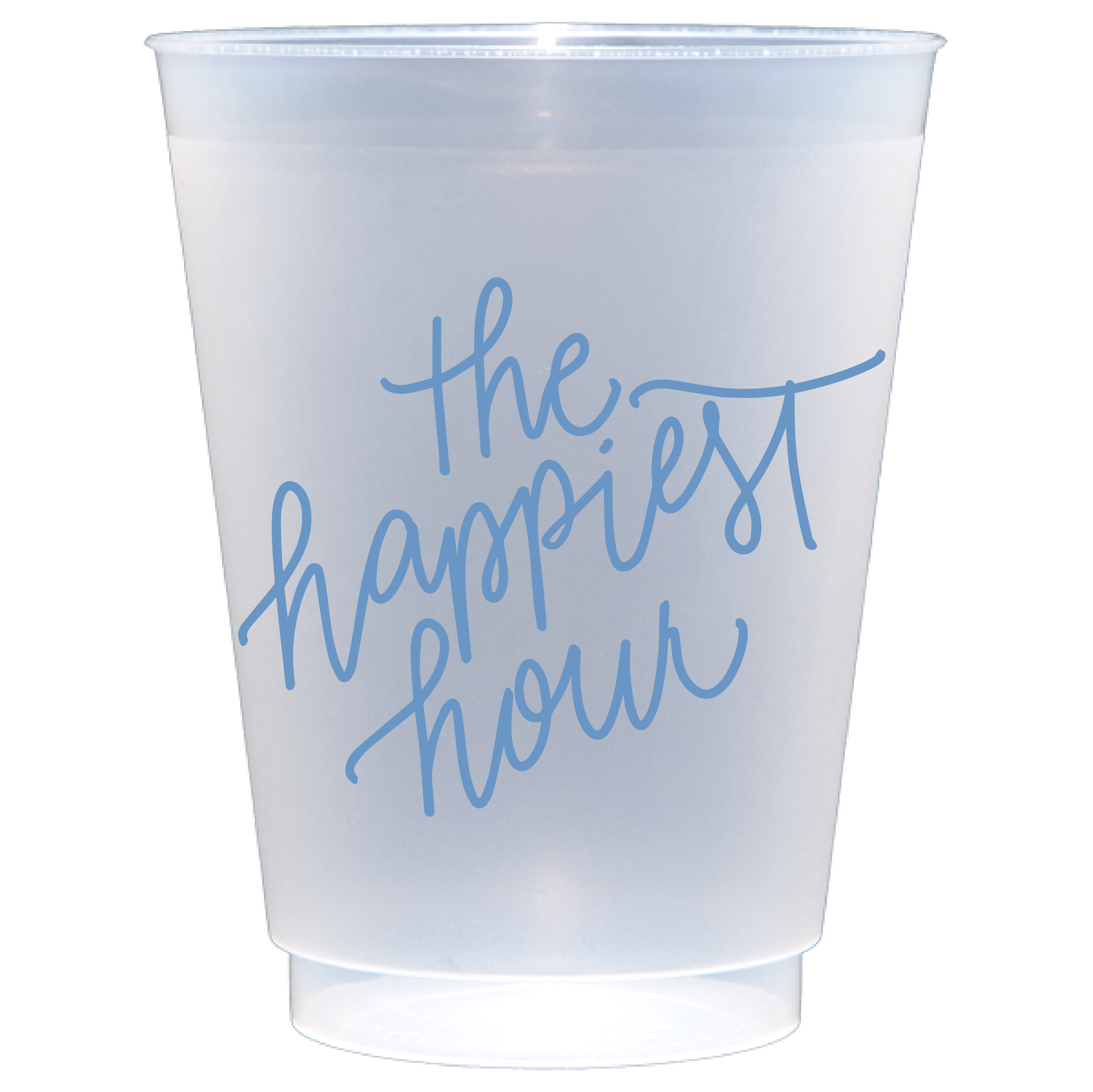 Birdie Mae Designs - The Happiest Hour | Frosted Acrylic 16oz Set of 8