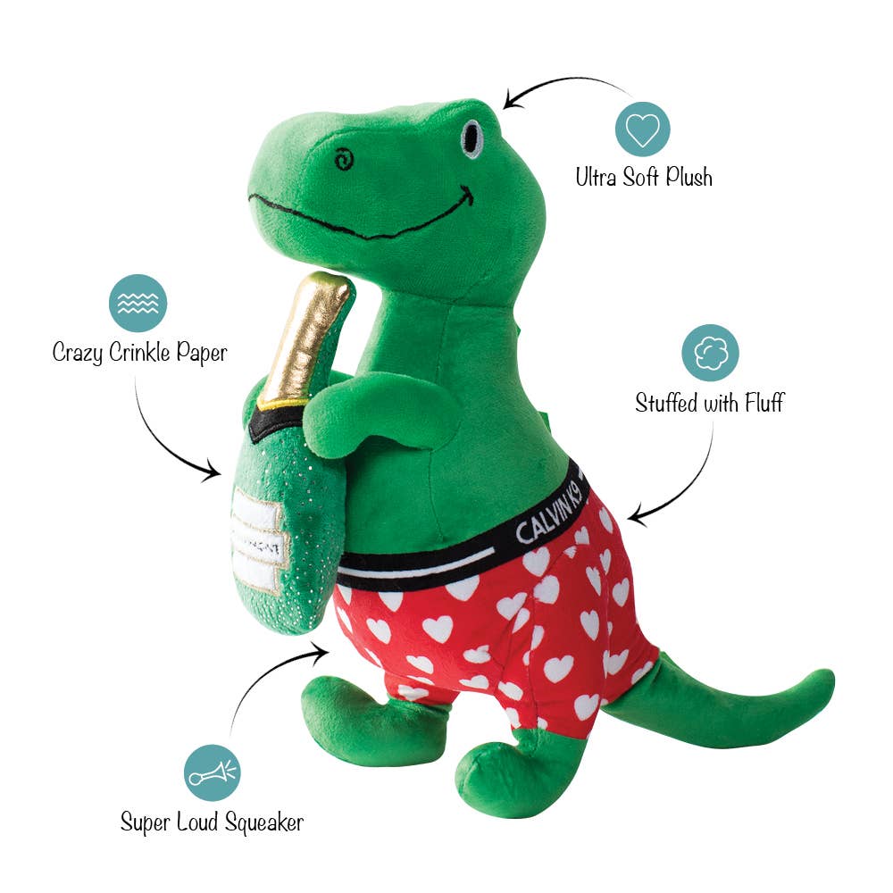 Bachelor Rex Plush Dog Toy