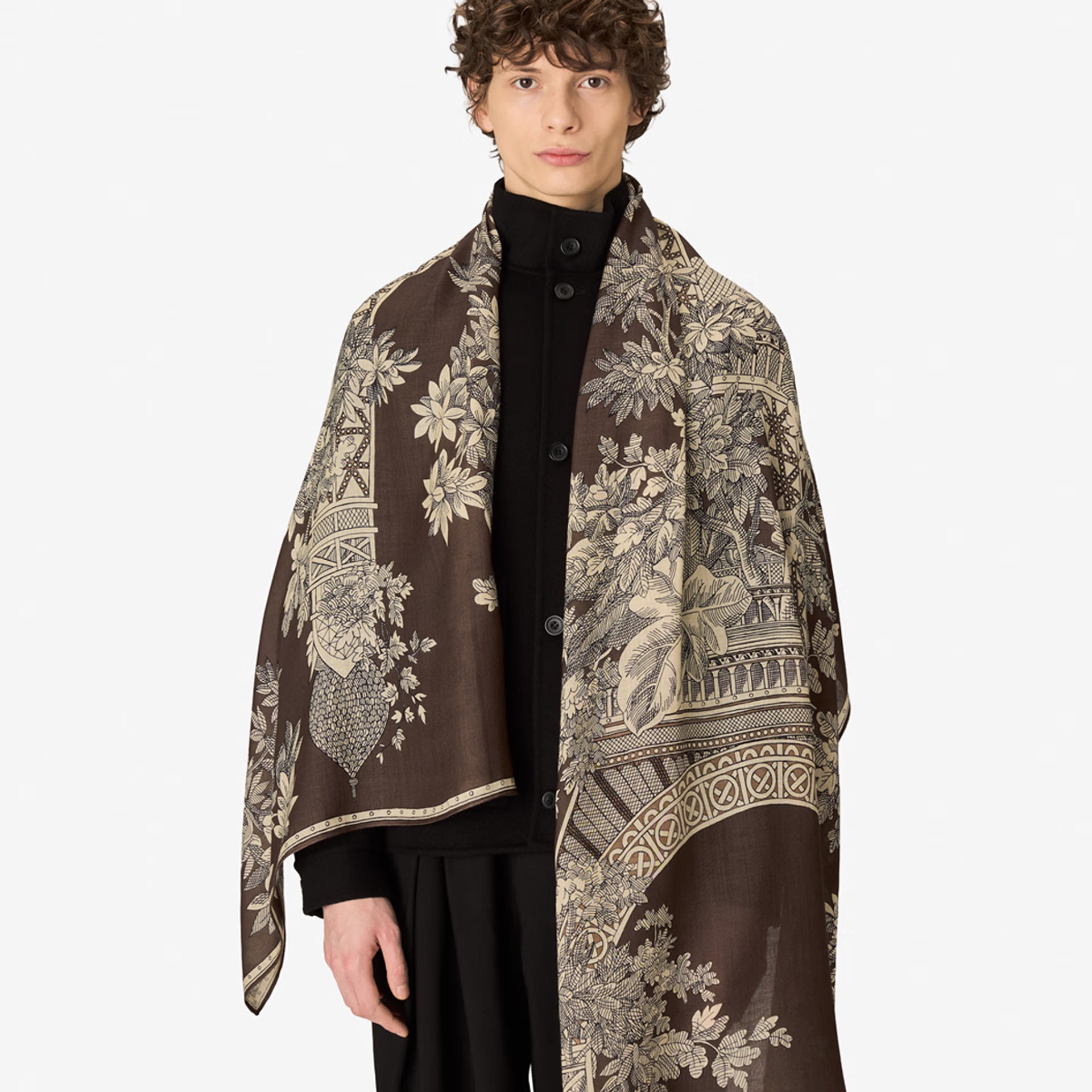 Scarf 80 - 1889 - Brown