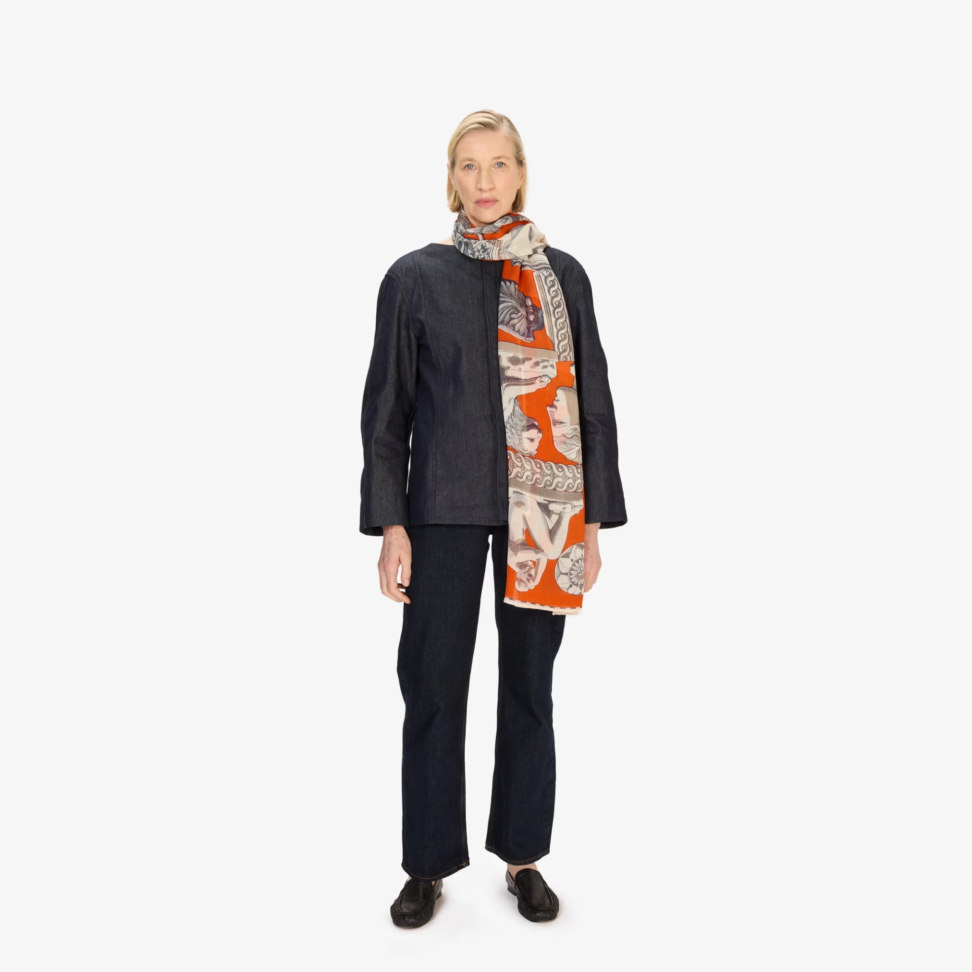 Archives Scarf - Orange