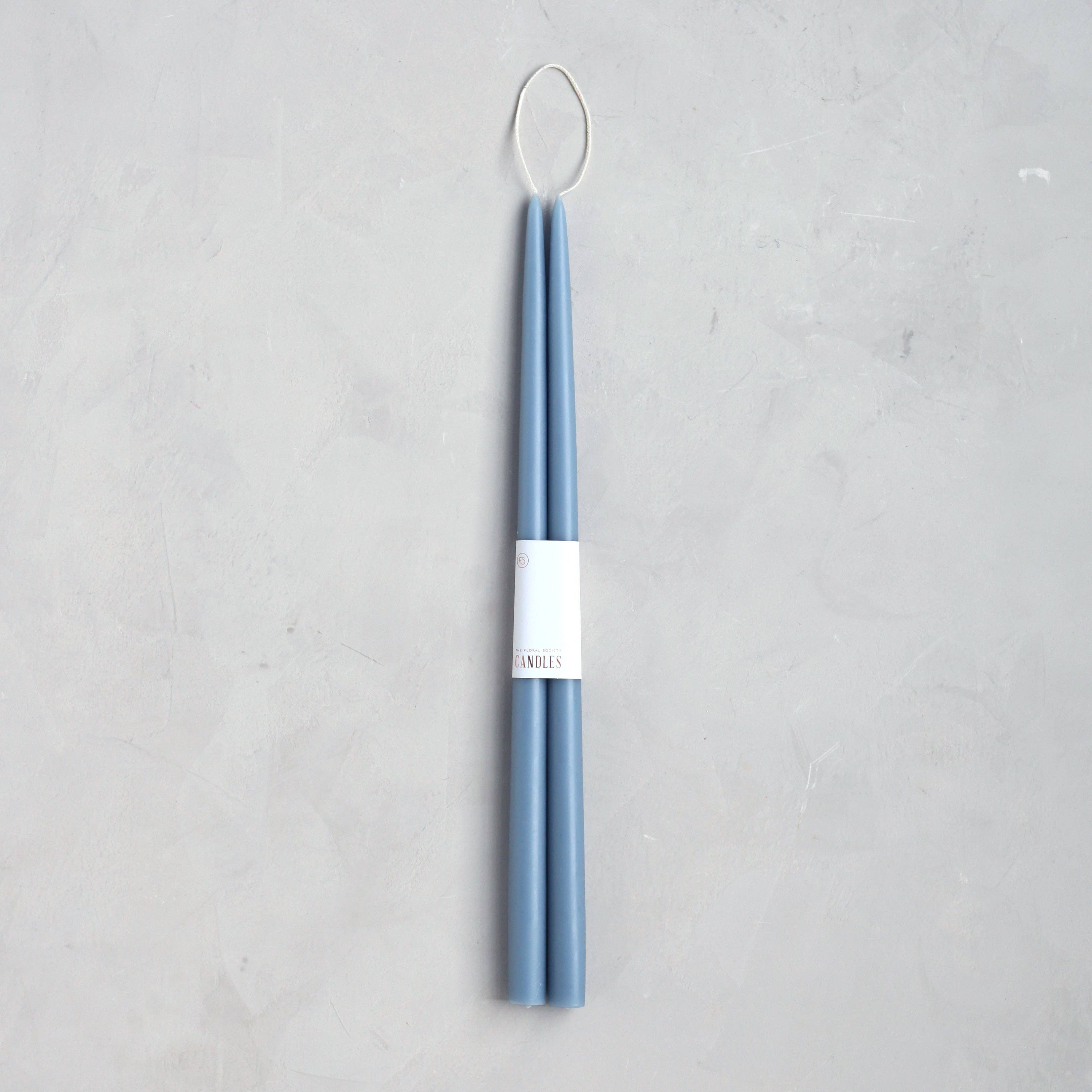 The Floral Society - 18" Original Dipped Taper Candles: Parchment
