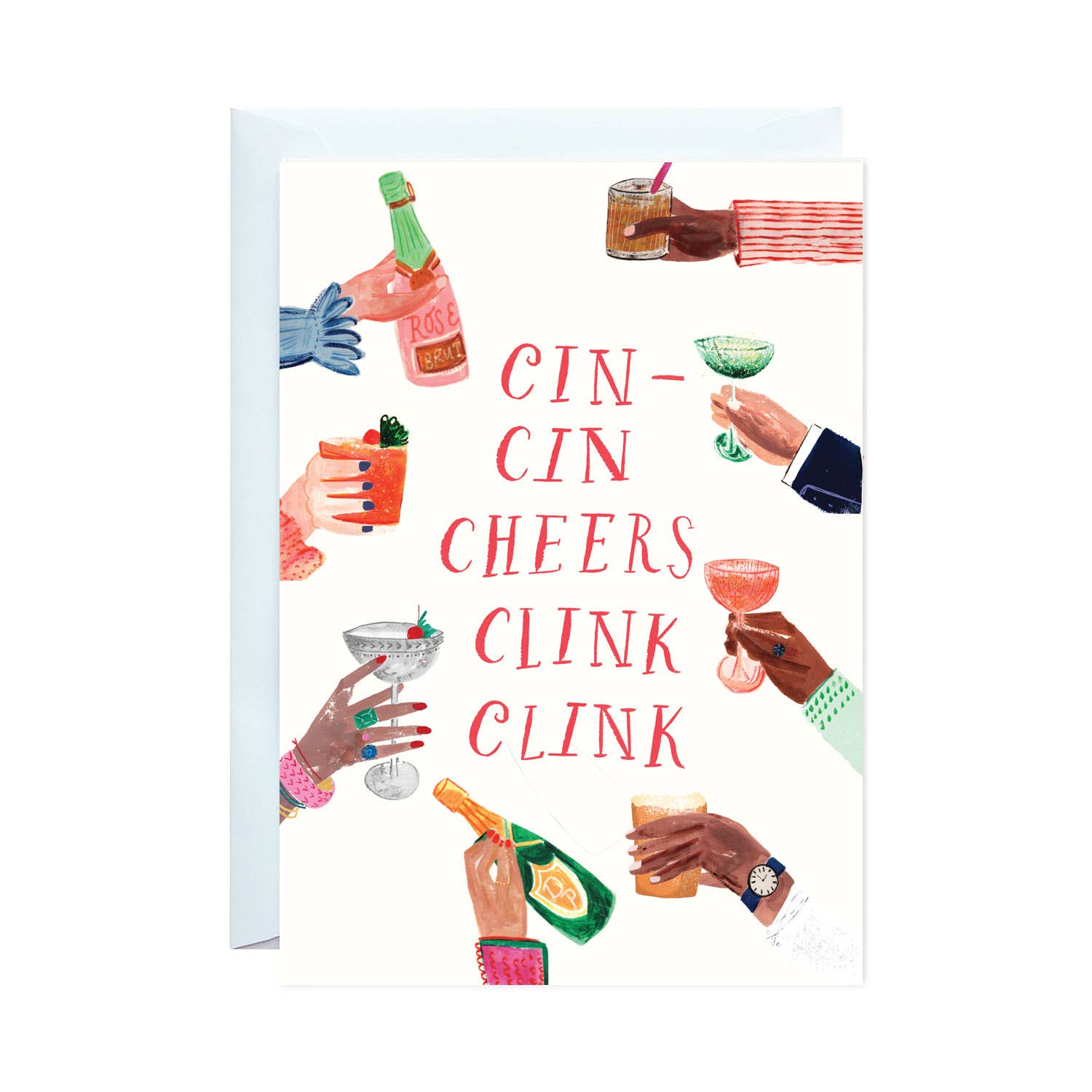 Cin Cin Congrats Card