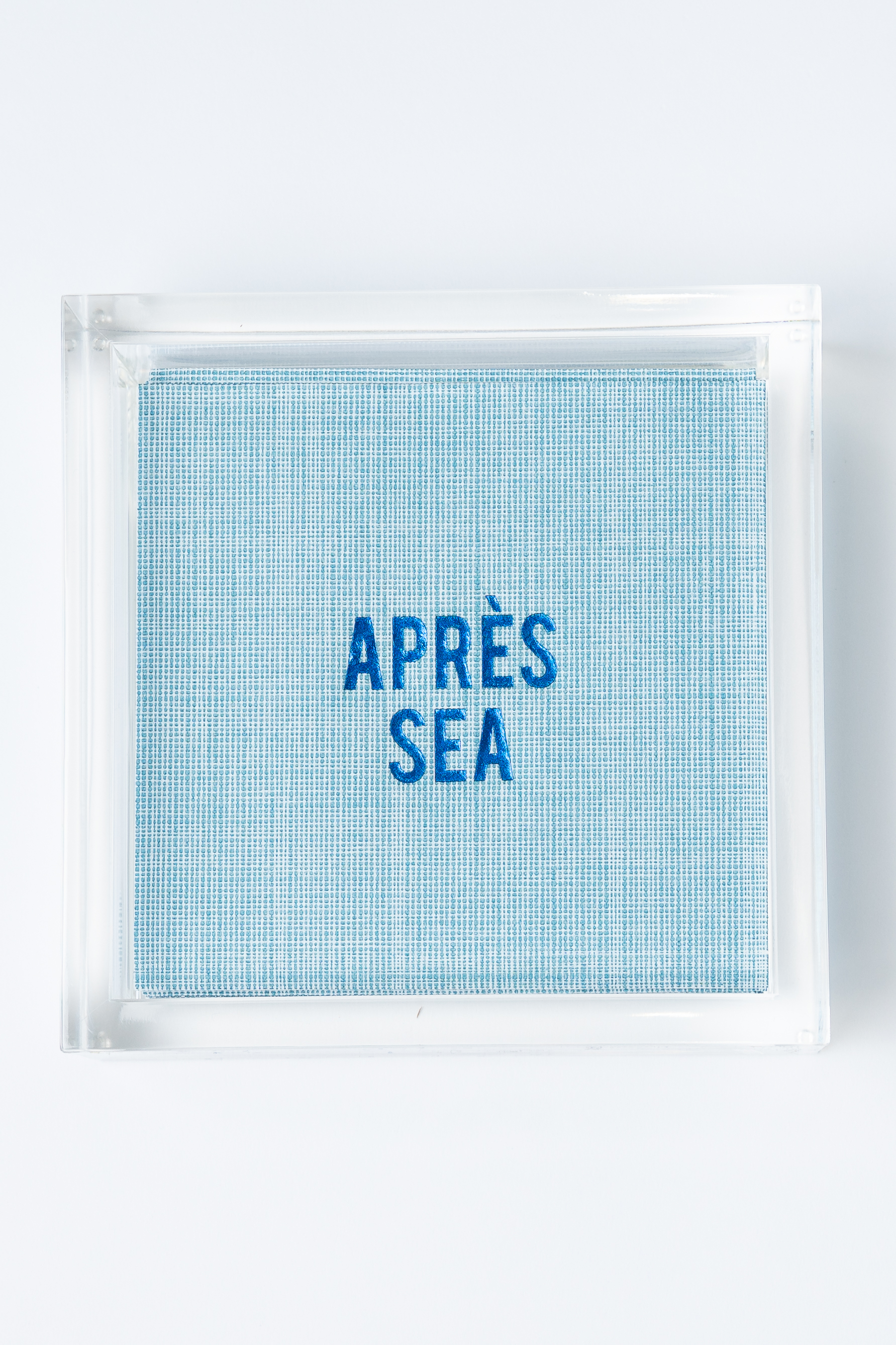 No Reservations - Après Sea Disposable Cocktail Napkins – Luxury Coastal Party