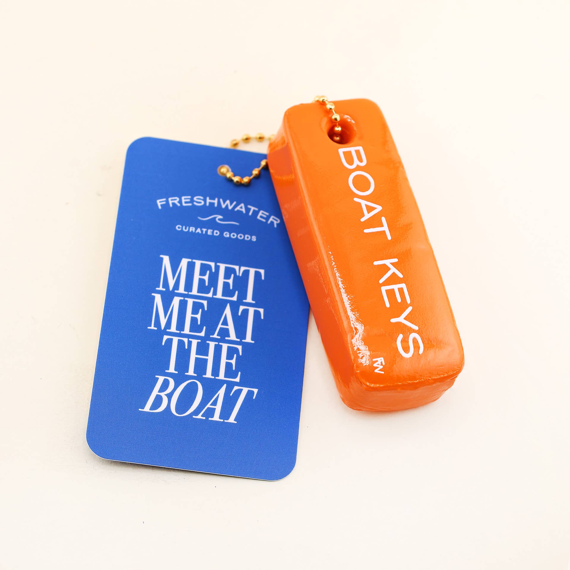 Freshwater Curated Goods™ - BOAT KEYS Floating Keychain