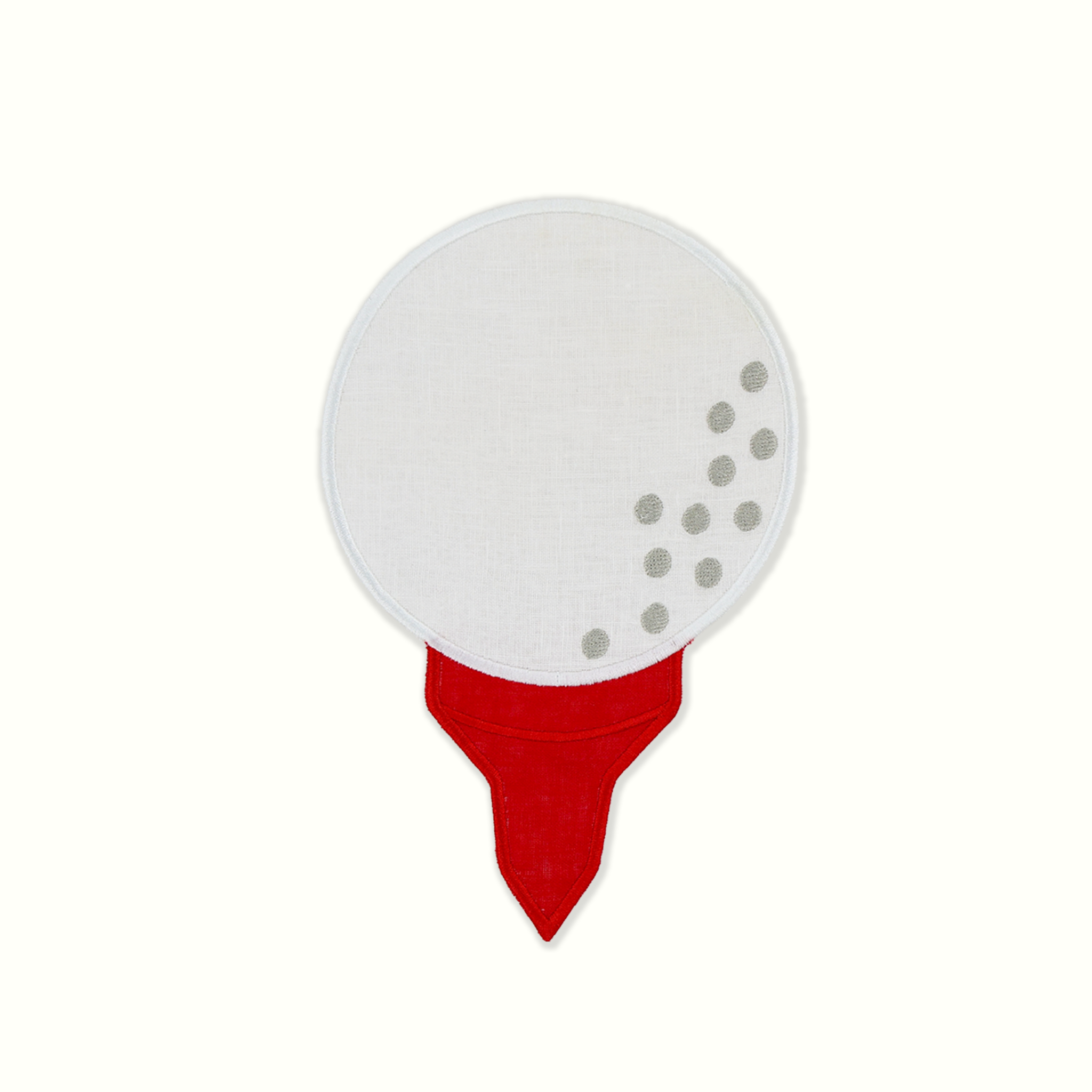 House of Gleason - Golf Tee Linen Cocktail Napkins - Set of 4