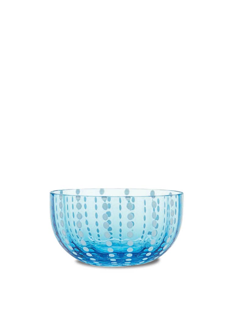 Zafferano America - Perle Small Bowl: Aquamarine