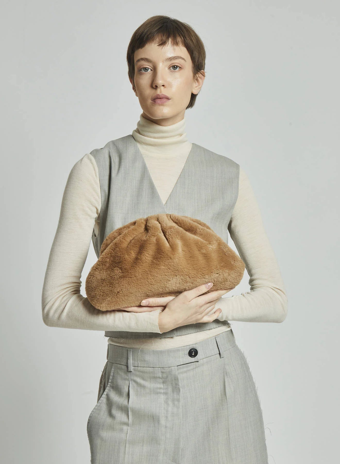 Nita Game Clutch - Nude