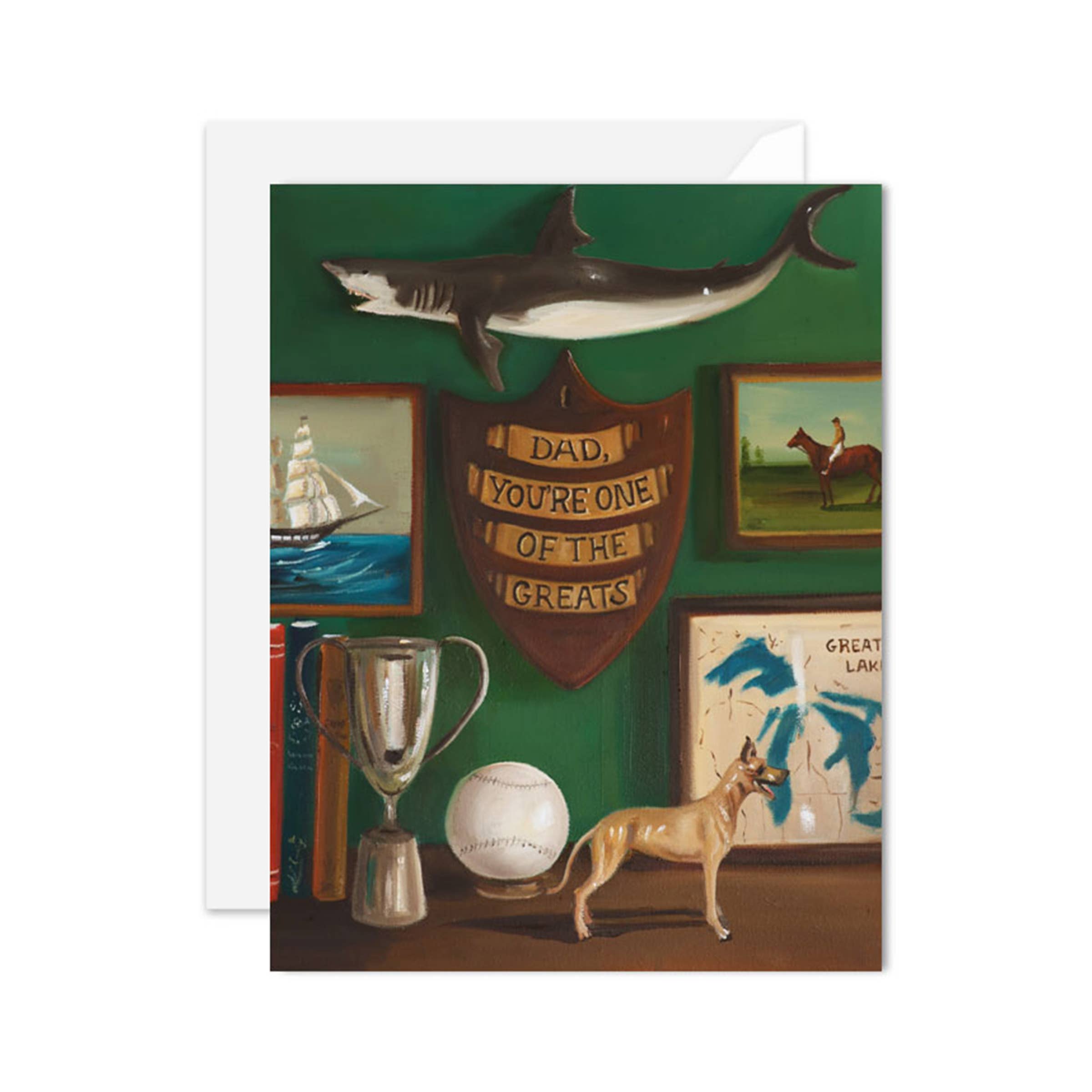 JANET HILL STUDIO - Greatest Dad Card
