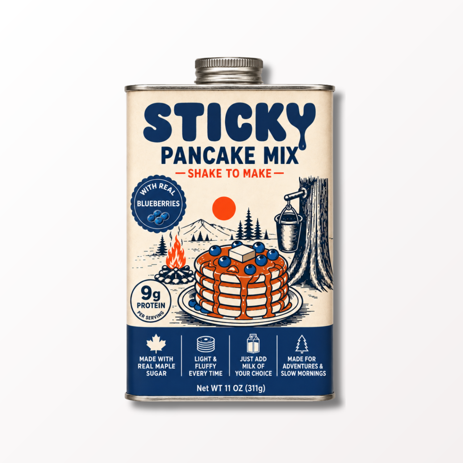 Sticky - Sticky Blueberry Pancake Mix