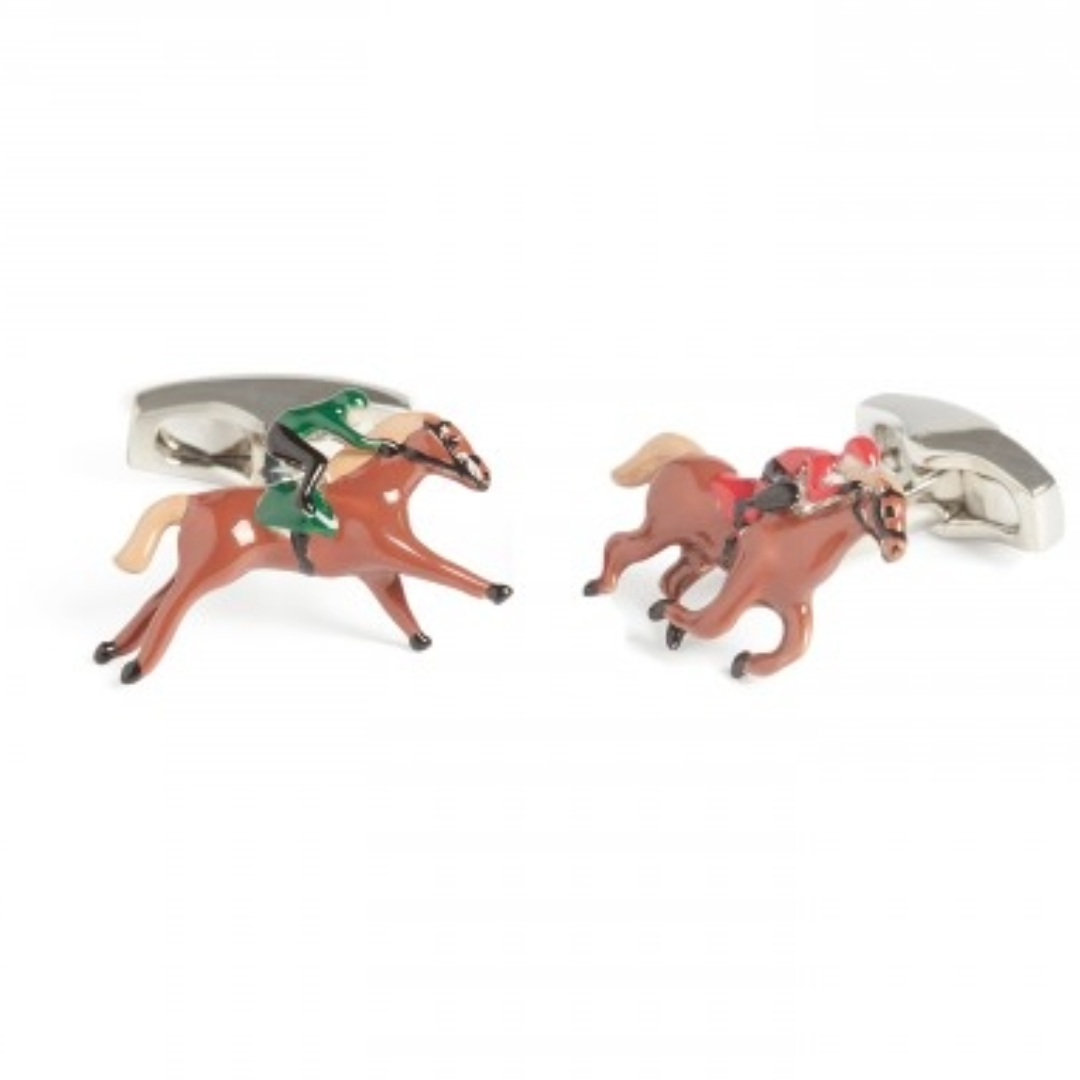 Golf Tee and Ball Cufflinks - Mallard Duck Cufflinks