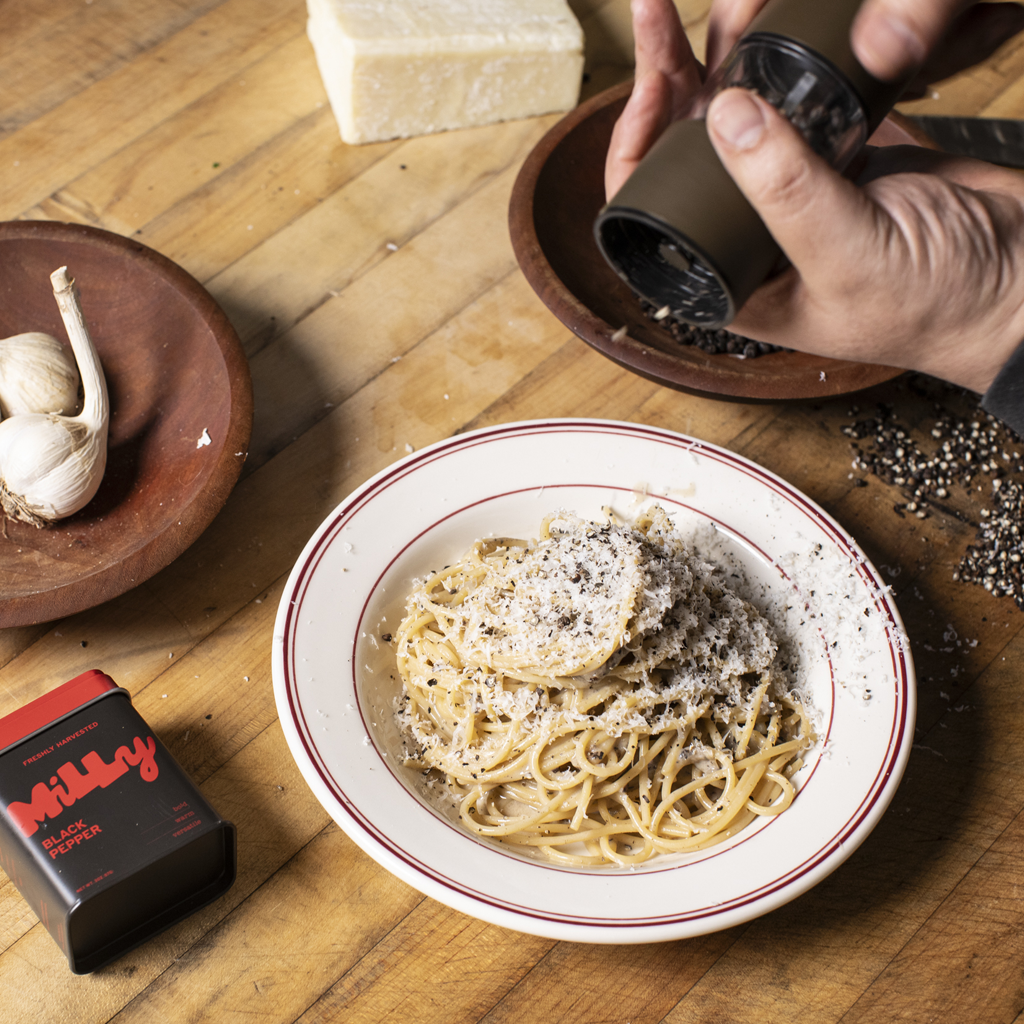 Fresh Pepper & Ceramic Mill Starter Set - Black